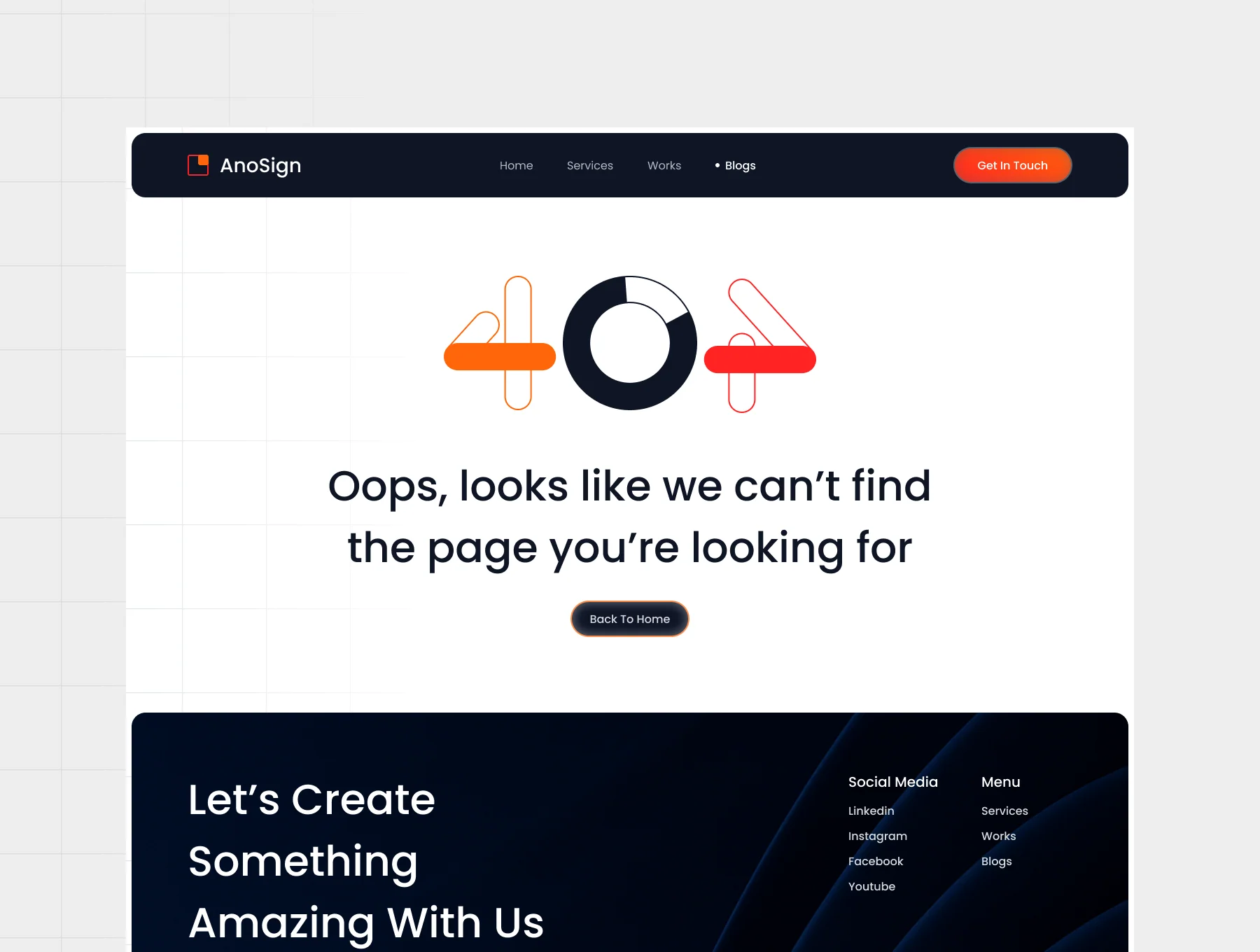 Anosign - Digital Agency Website Template 5