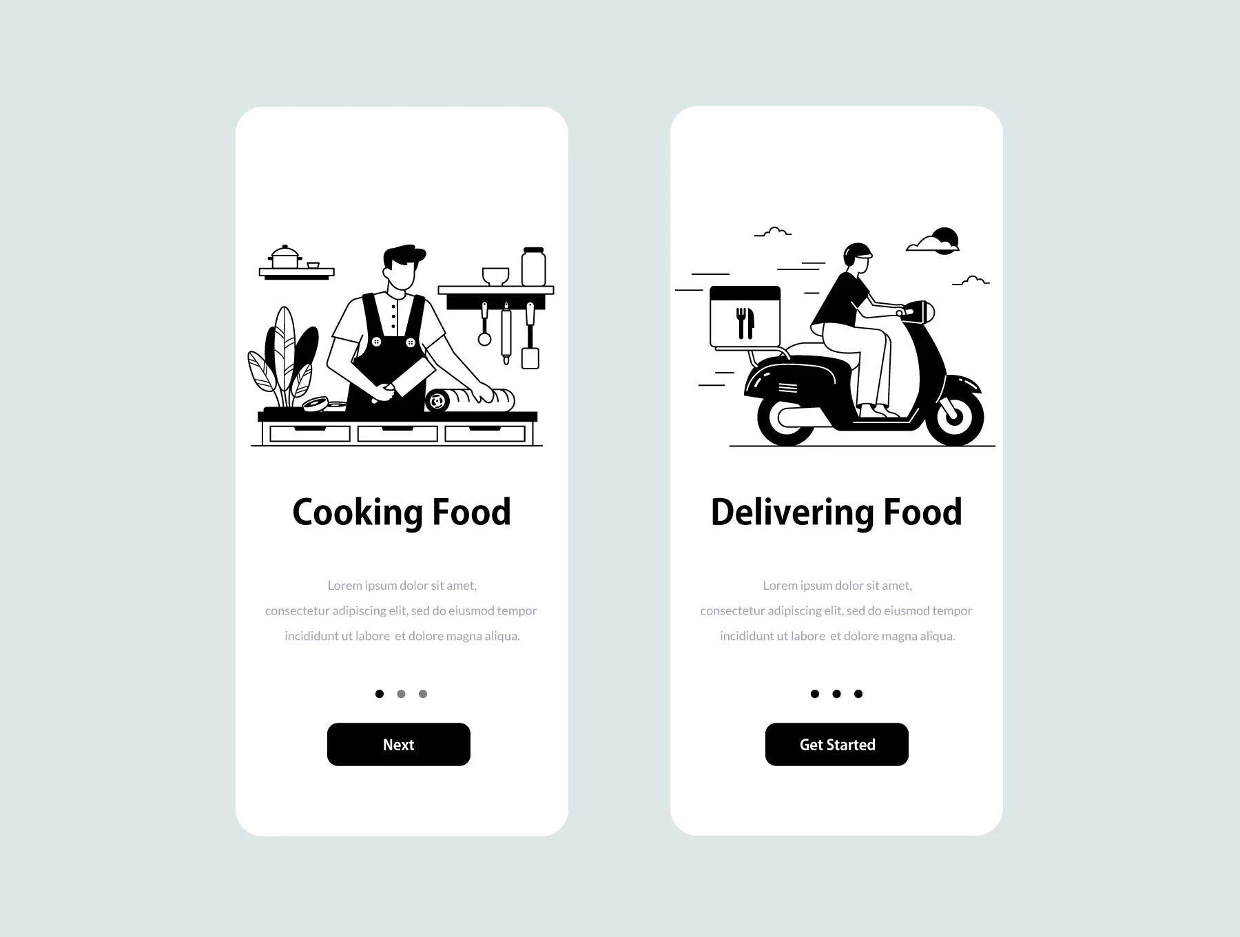 ANTA - Food Delivery Illustration Pack 4