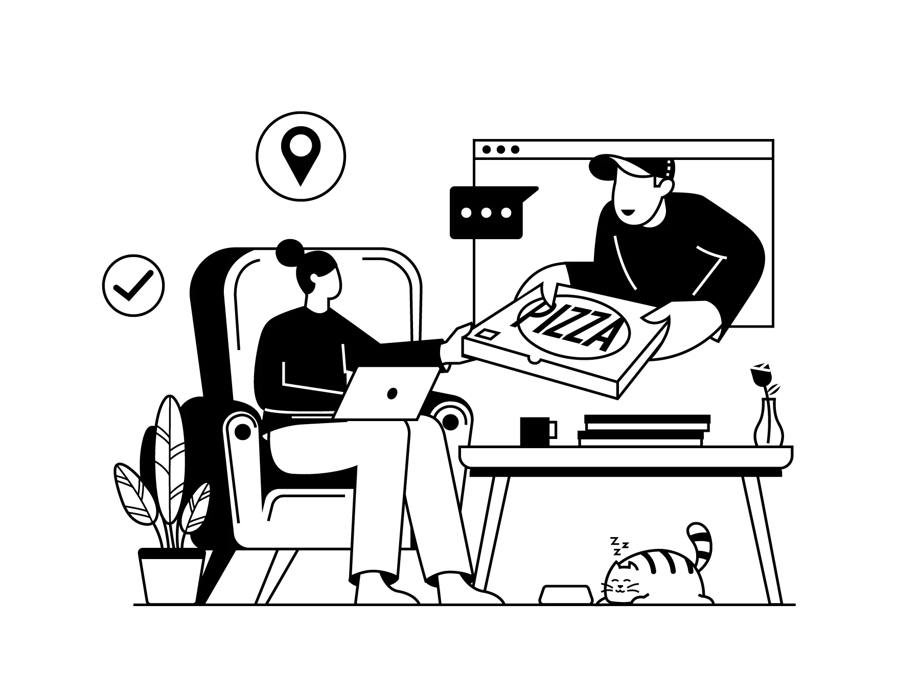 ANTA - Food Delivery Illustration Pack 5