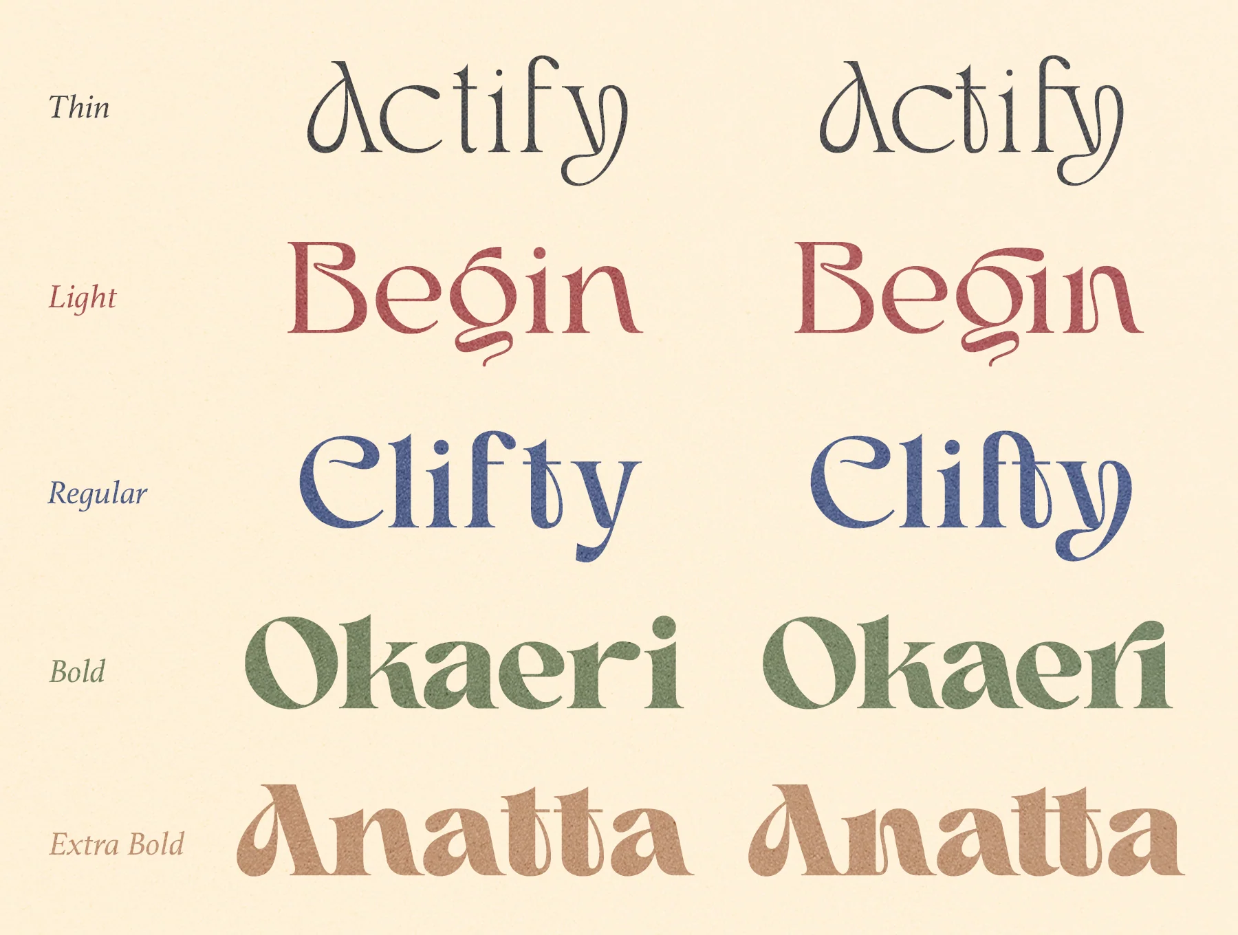 Anthy - Modern Decorative Family Font 3