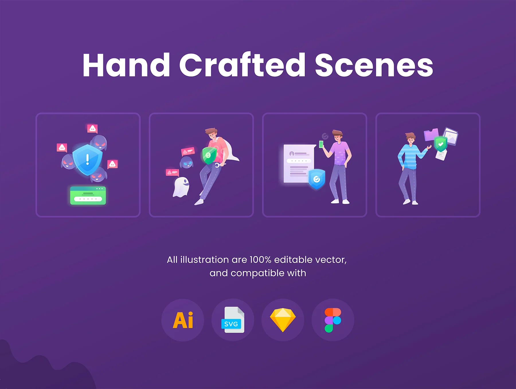 Antivirus Illustration Kit 2