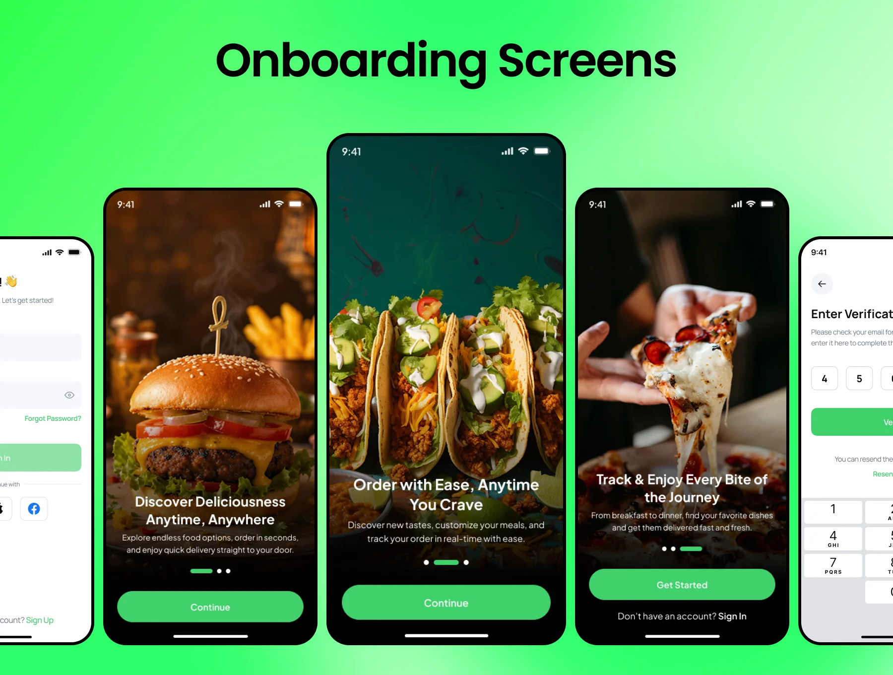 Anwara Food Delivery Mobile App UI Kit 3