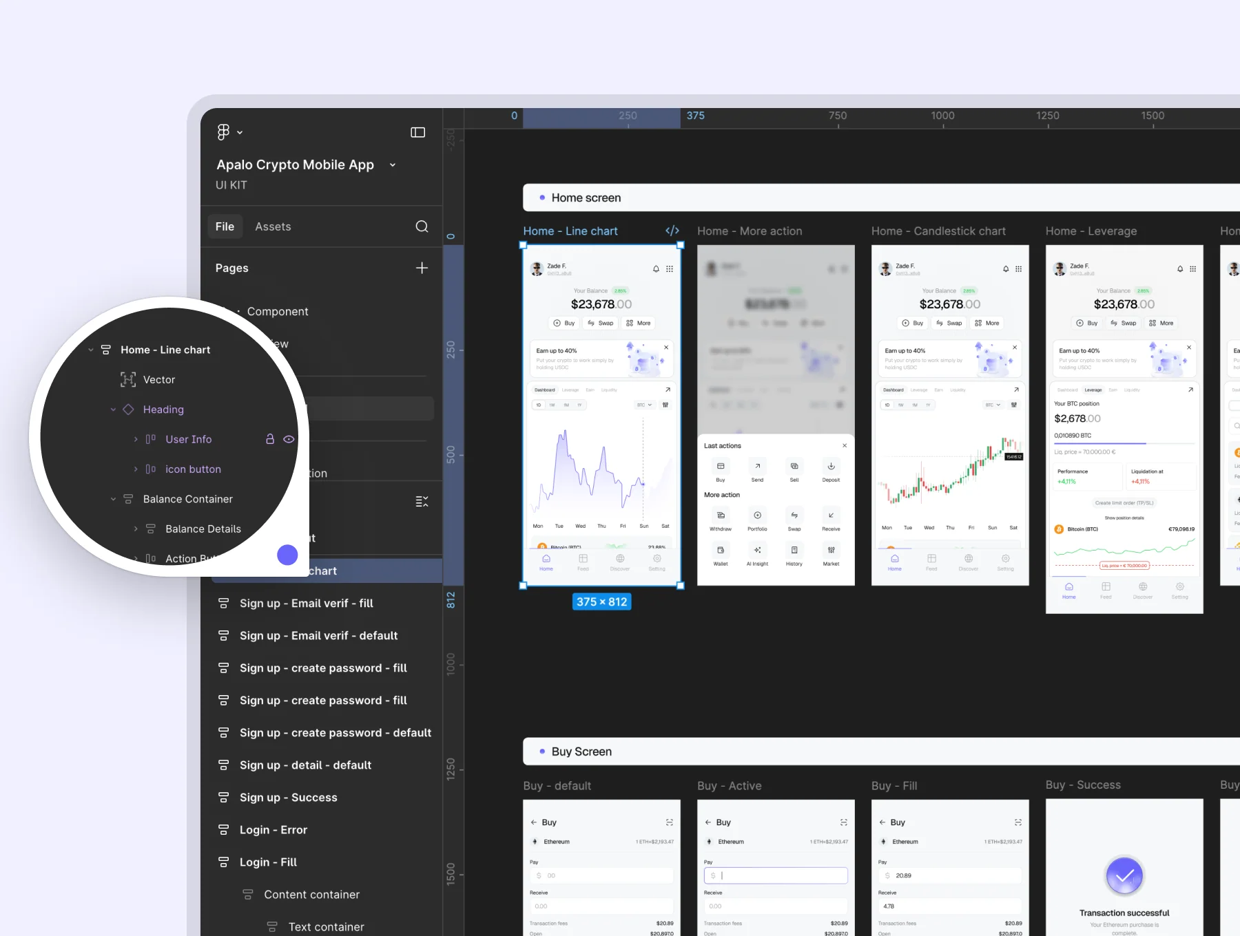 Apalo – Crypto Mobile App UI Kit 4