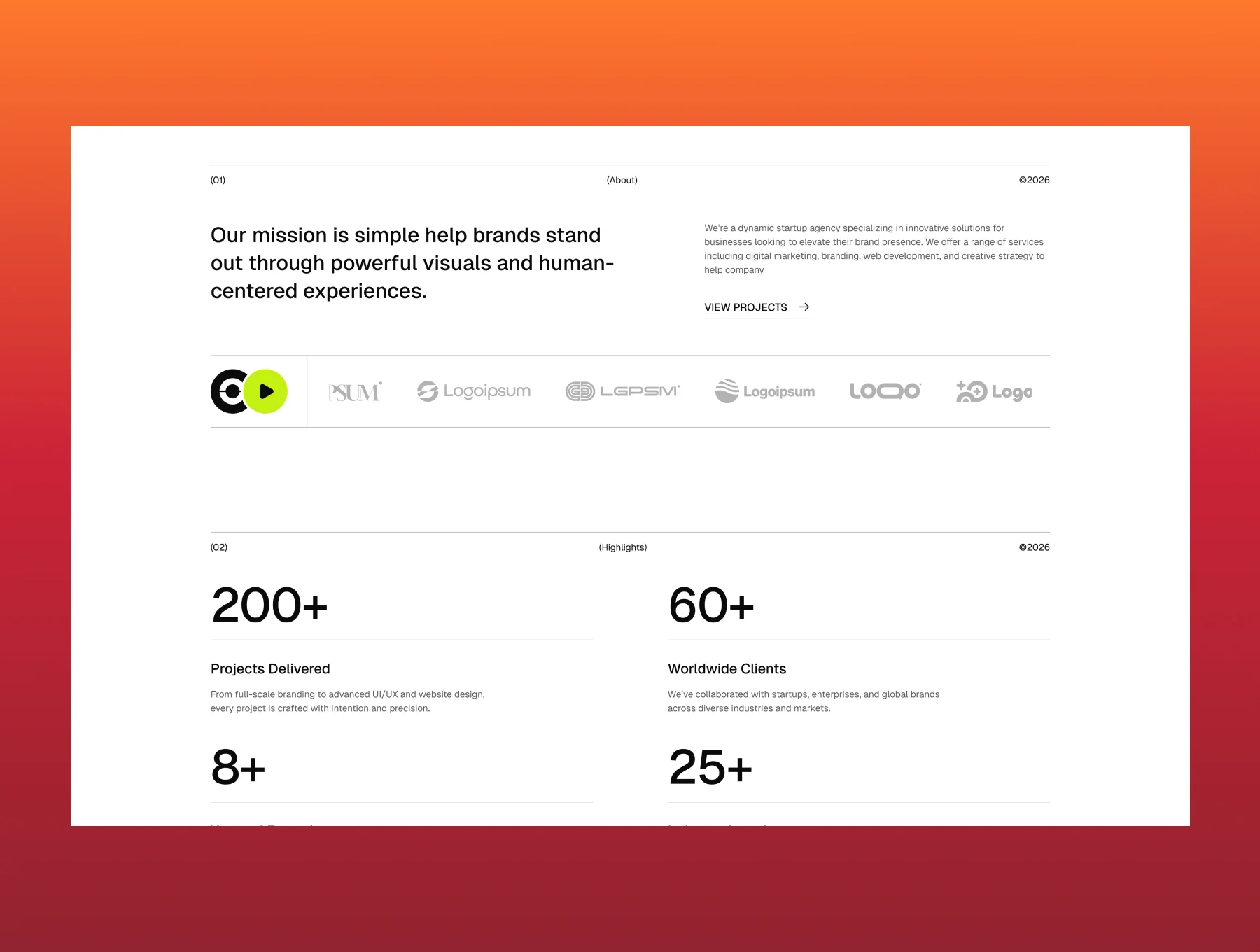 Apero-Portfolio & Agency Website Ui Kit 2