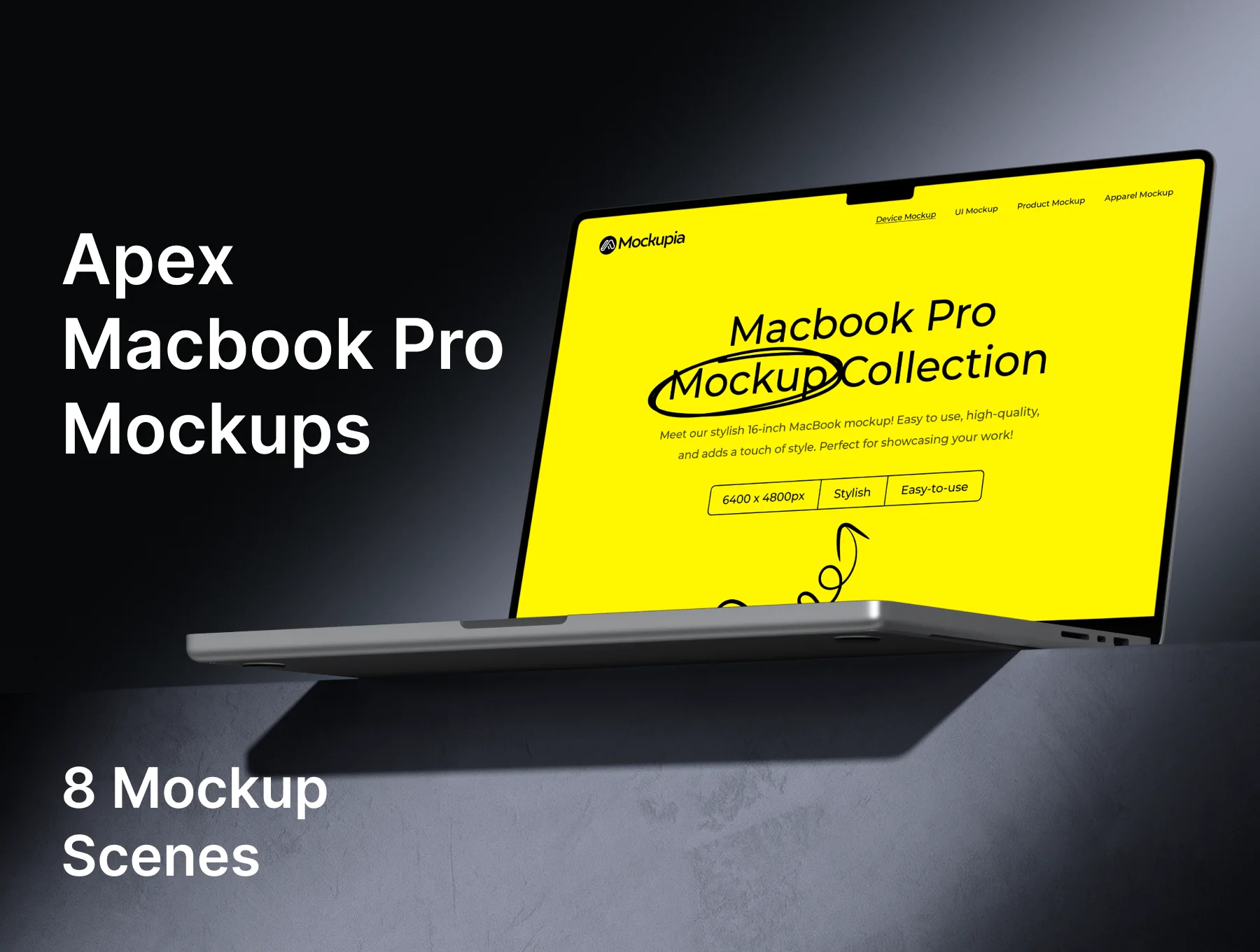 Apex Macbook Pro Mockups