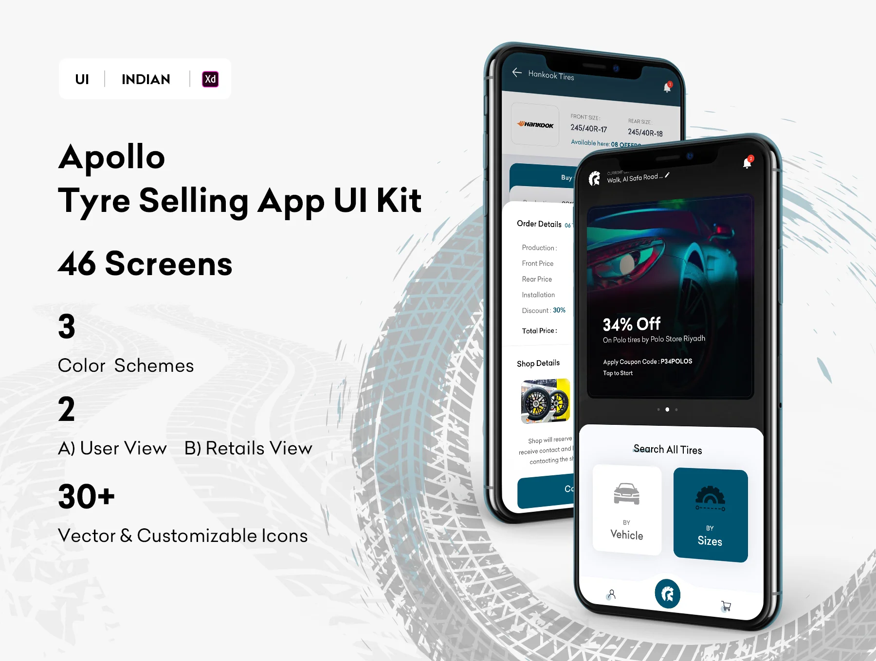 Apollo - Tyre Selling App UI Kit
