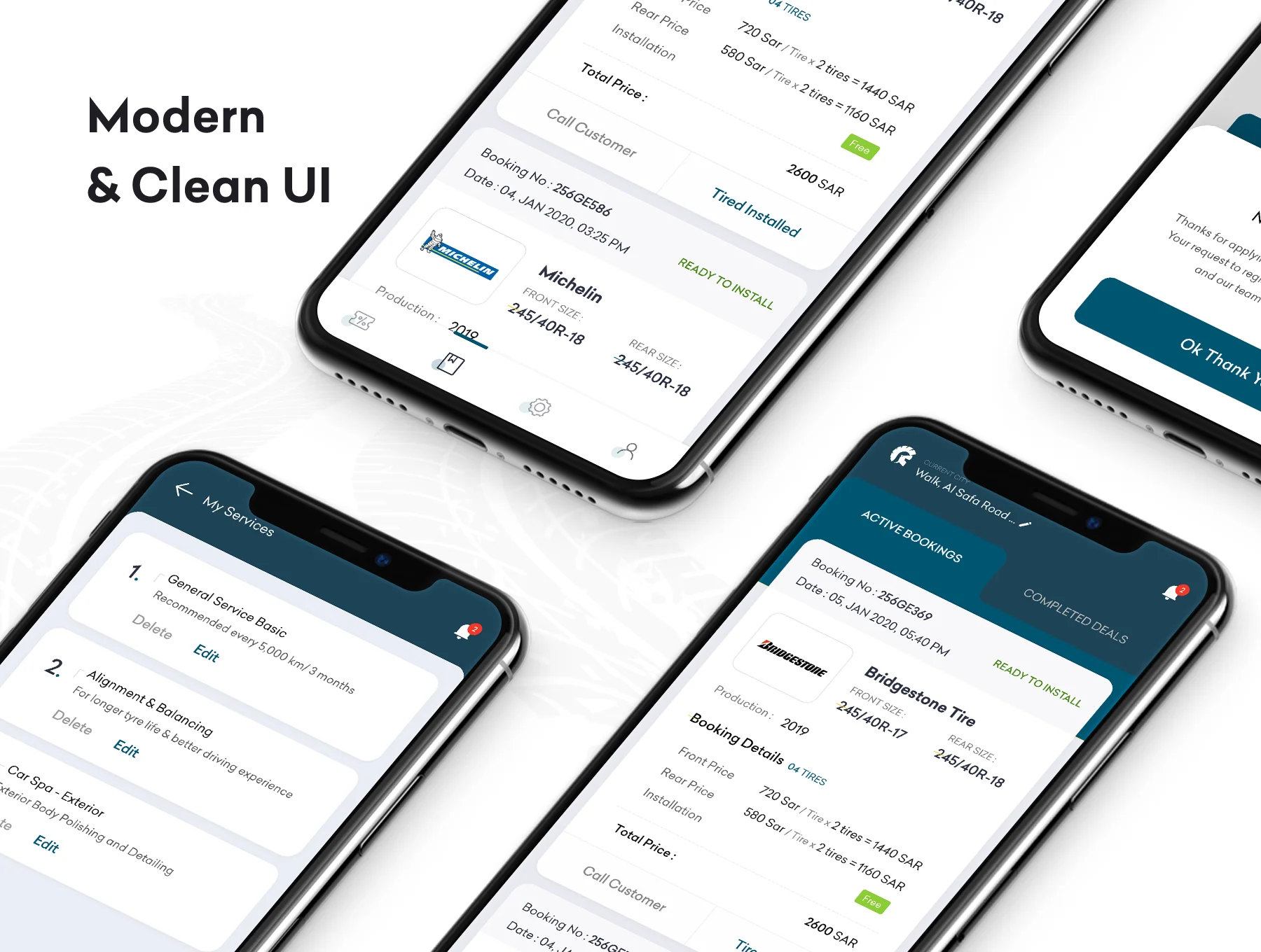 Apollo - Tyre Selling App UI Kit 2