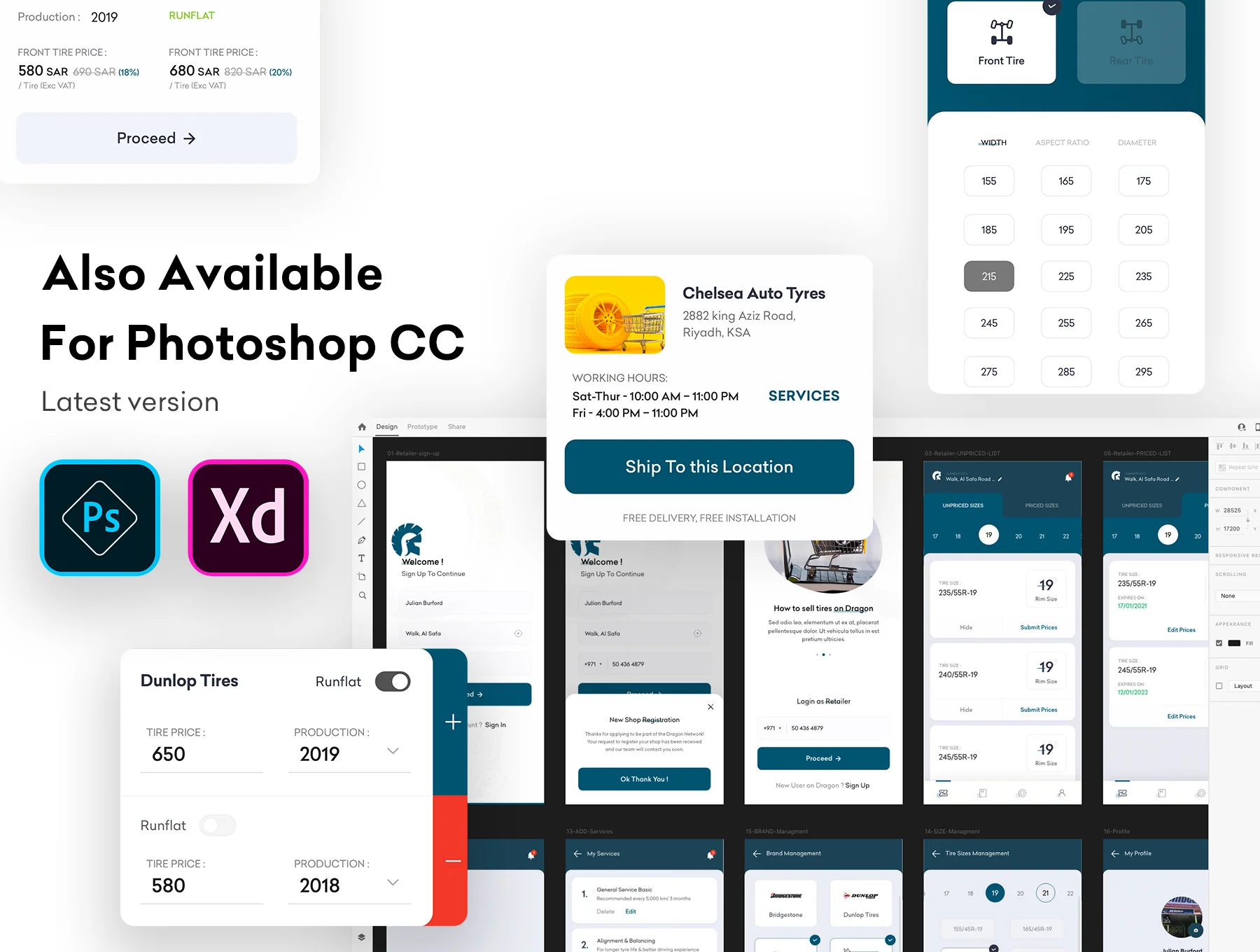 Apollo - Tyre Selling App UI Kit 6