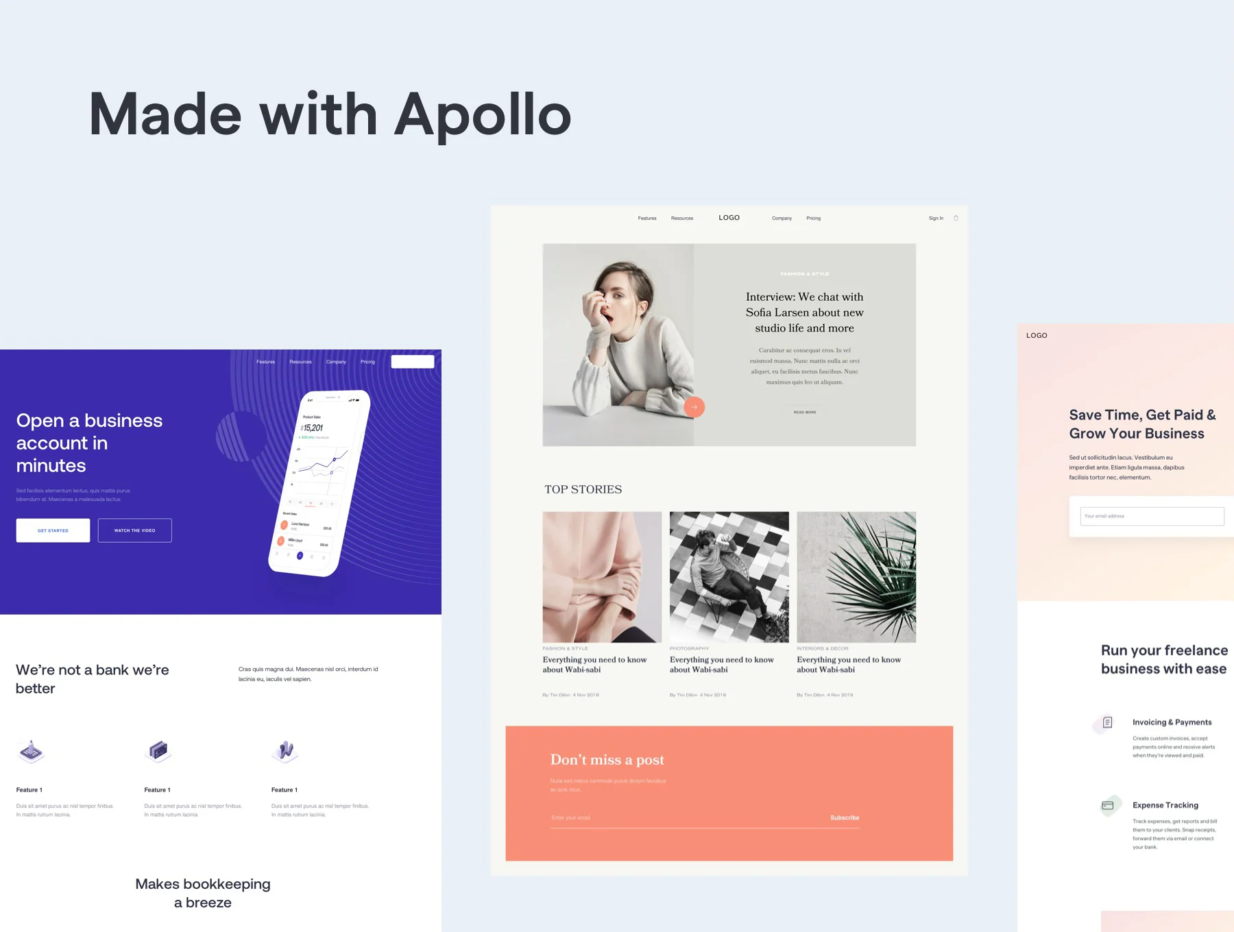 Apollo Wireframe UI Kit 9