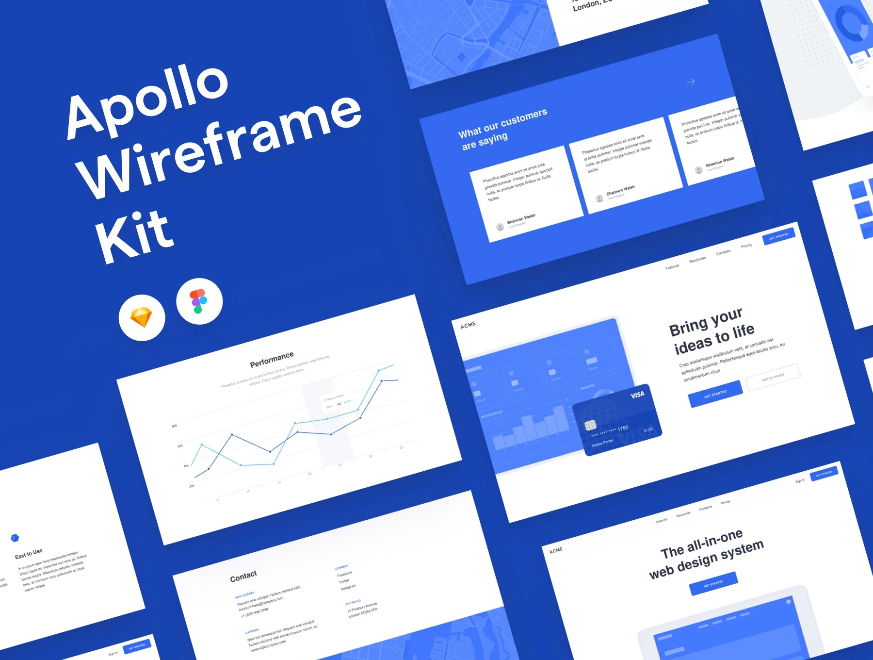 Apollo Wireframe UI Kit