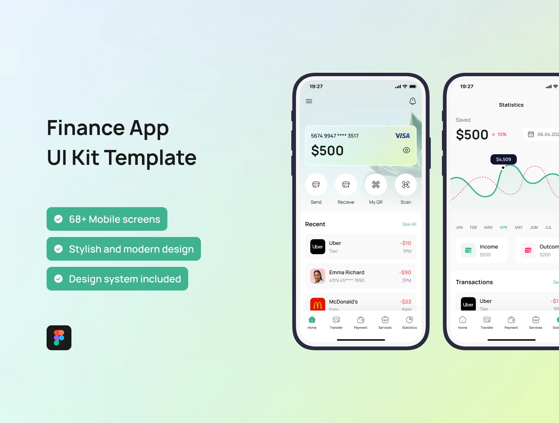 Finance App UI Kit