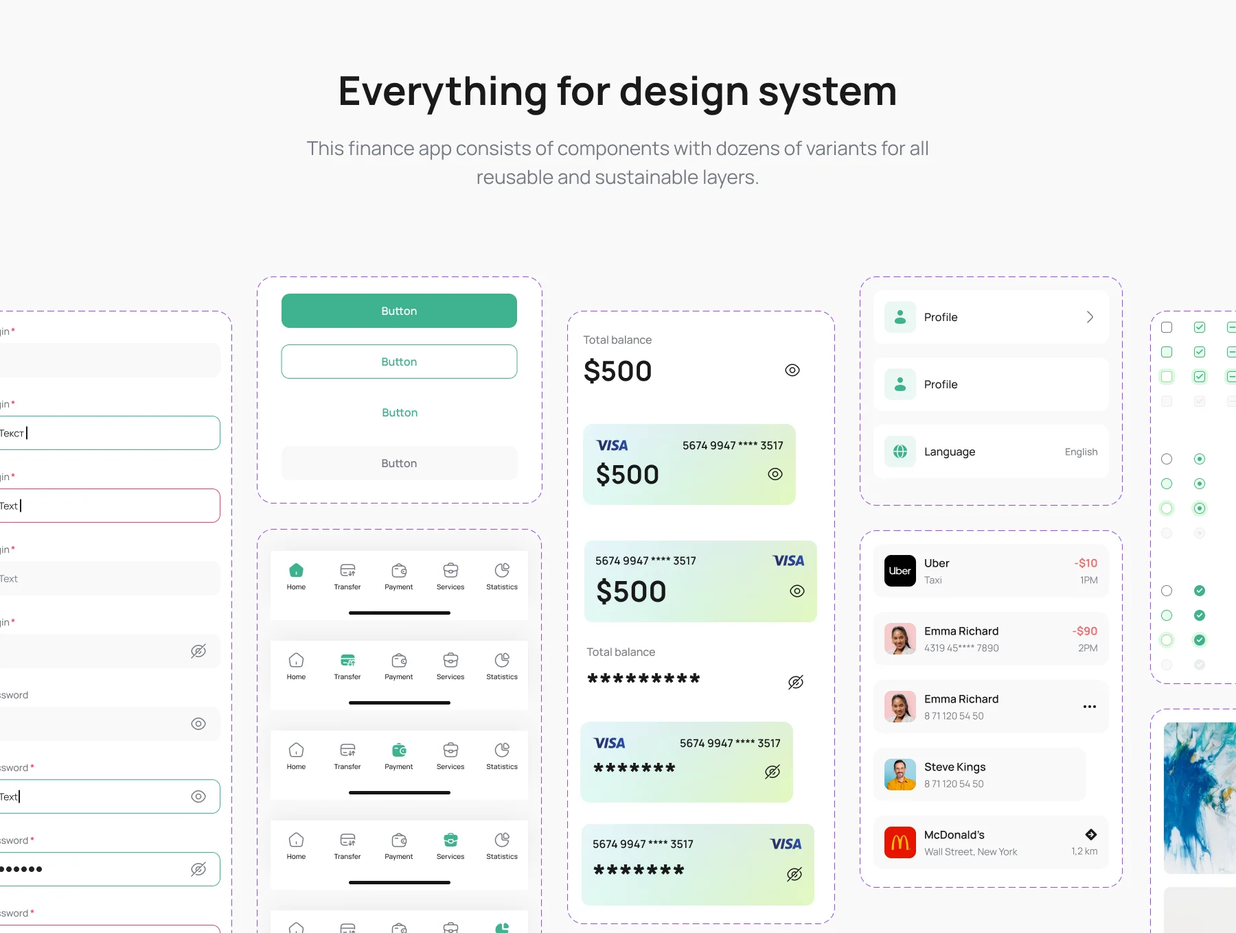 Finance App UI Kit 4