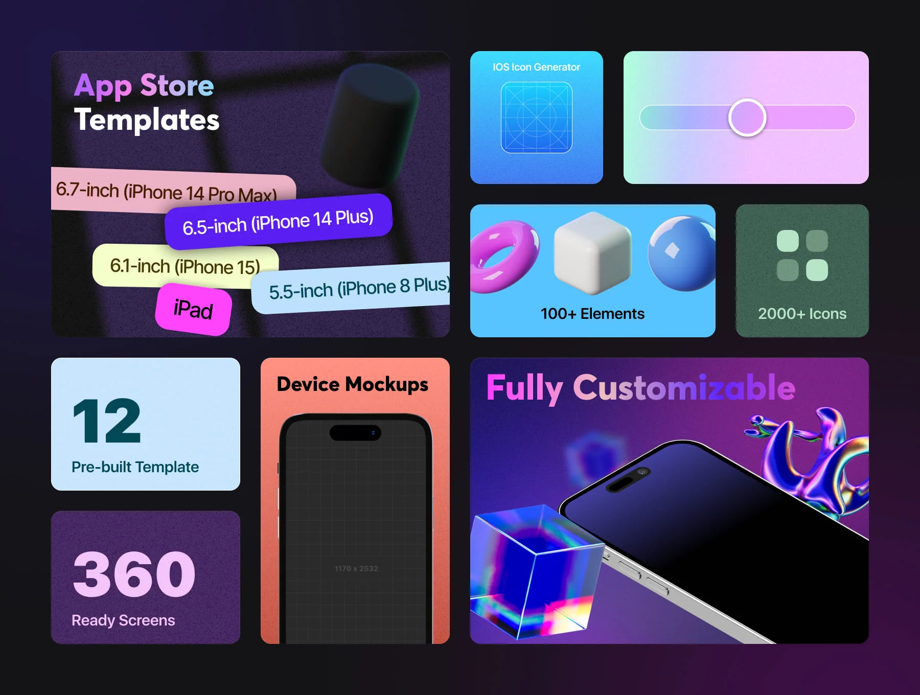 App Store Preview Screenshot Templates 2