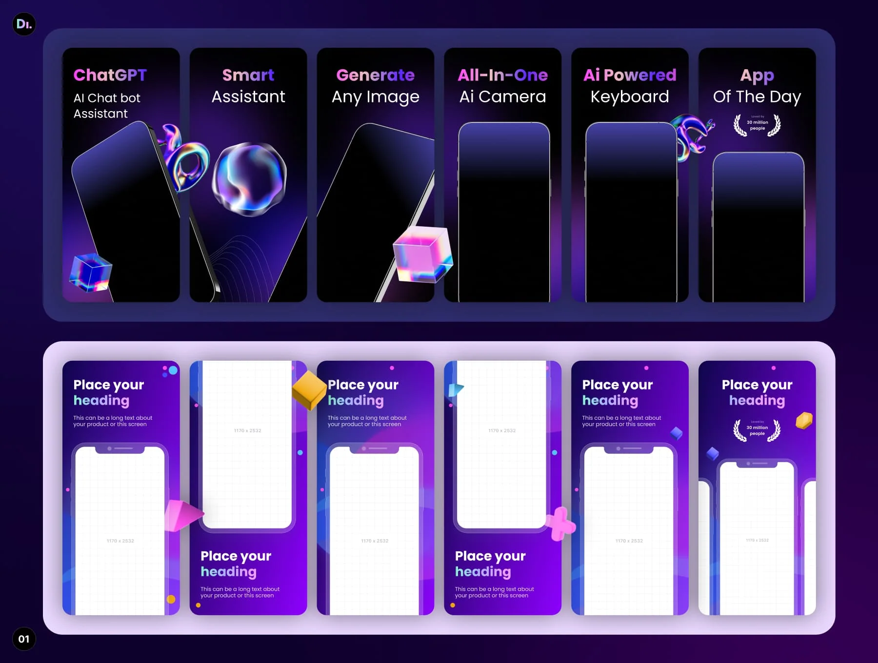 App Store Preview Screenshot Templates 3