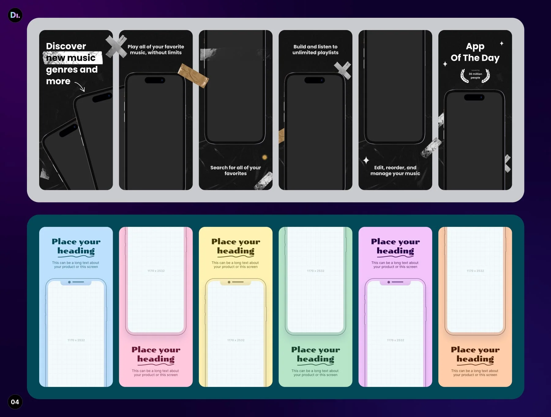 App Store Preview Screenshot Templates 6