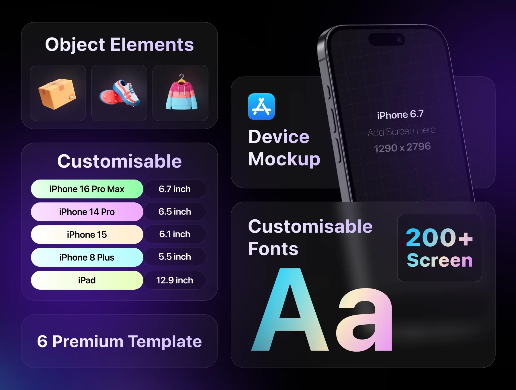 App Store Screenshot Premium Template 2
