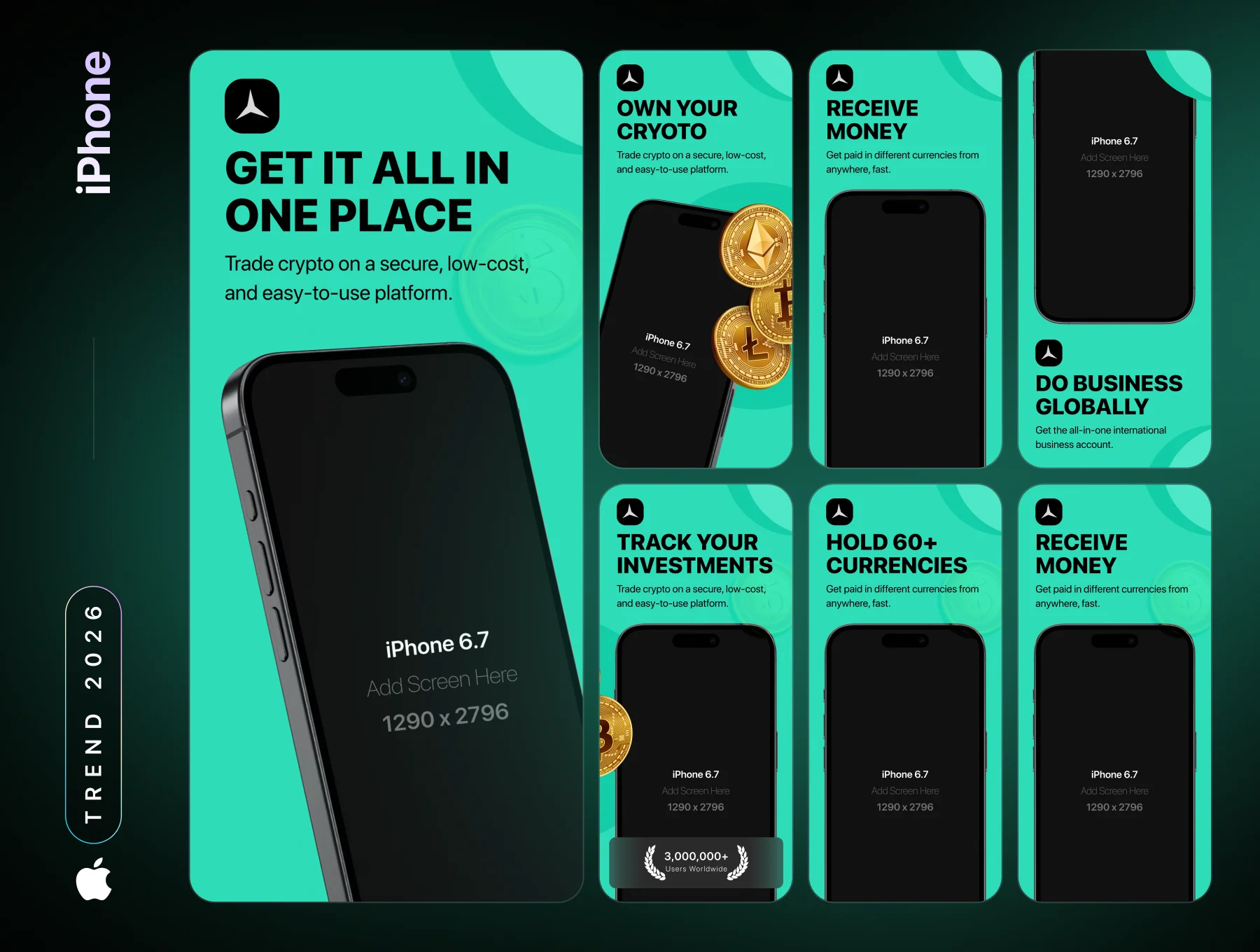 App Store Screenshot Premium Template 3