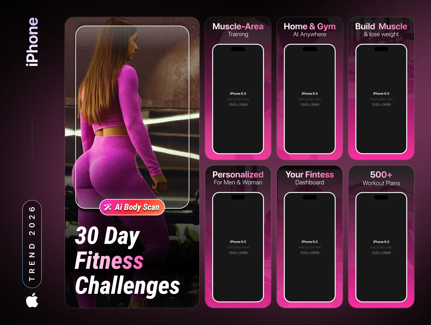 App Store Screenshot Premium Template 6