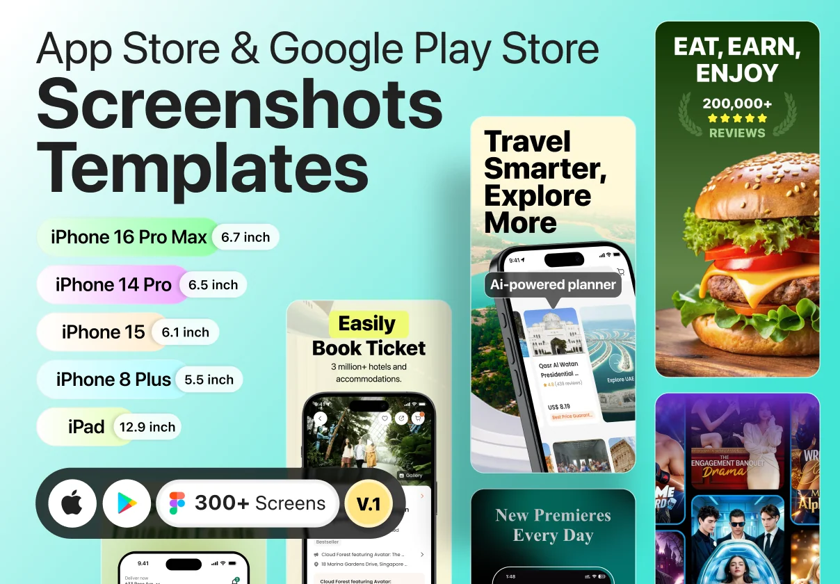 App Store Screenshot Premium Templates