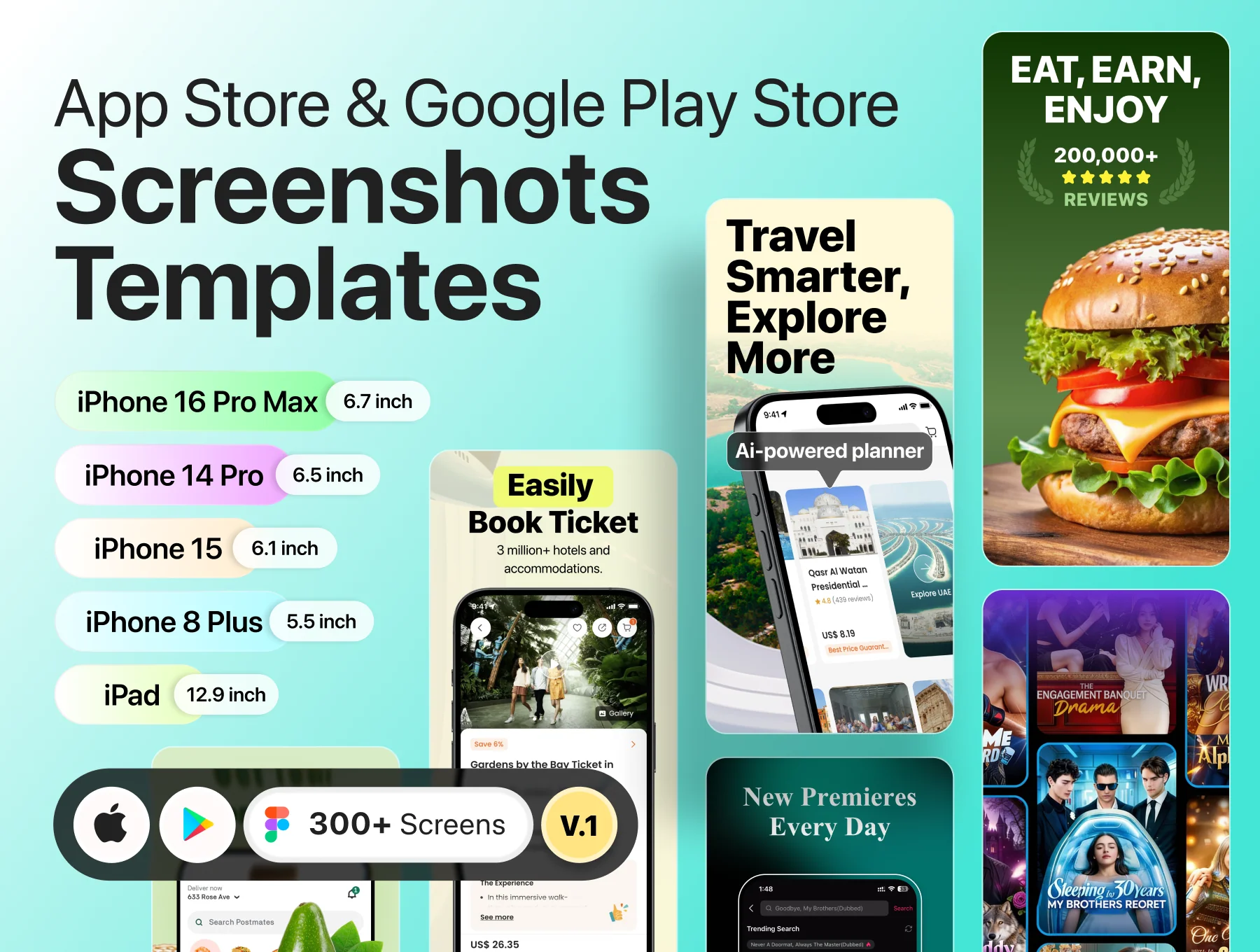 App Store Screenshot Premium Templates
