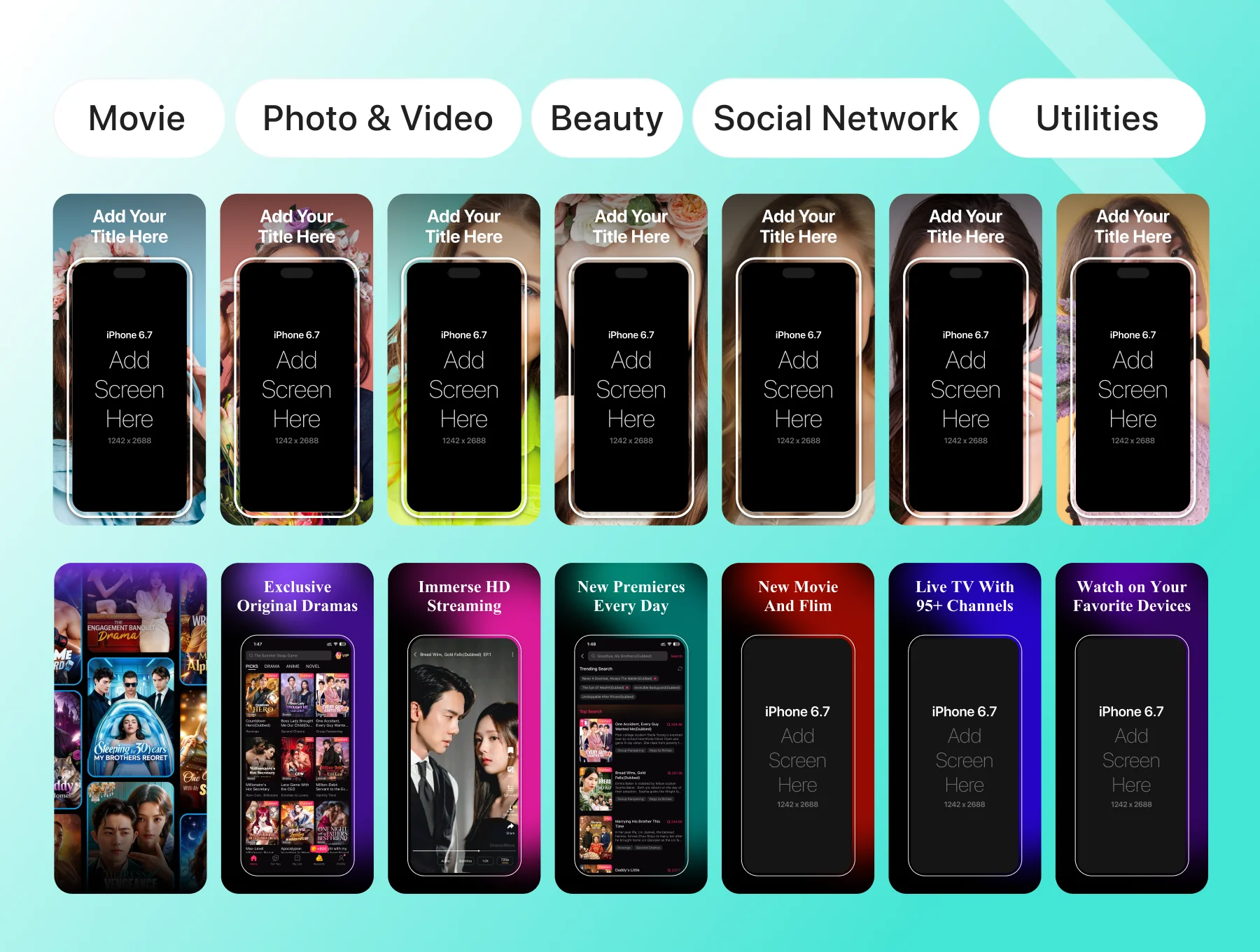 App Store Screenshot Premium Templates 4