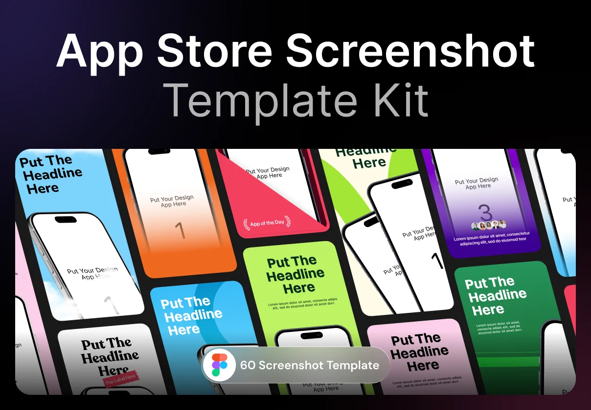 App Store Screenshot Template Kit 20 – 20+ Templates