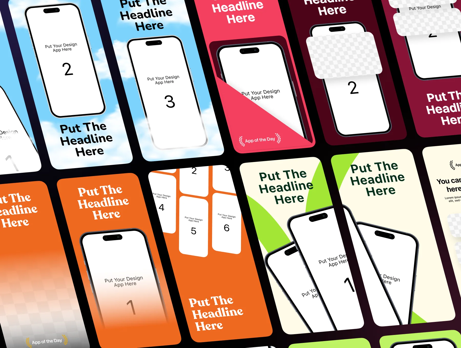 App Store Screenshot Template Kit 20 – 20+ Templates 4