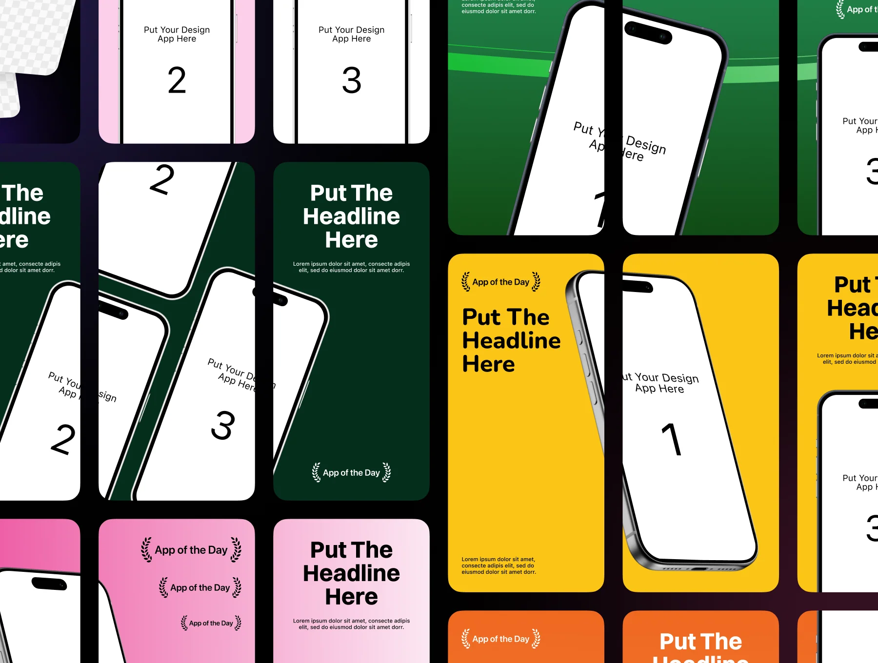 App Store Screenshot Template Kit 20 – 20+ Templates 7