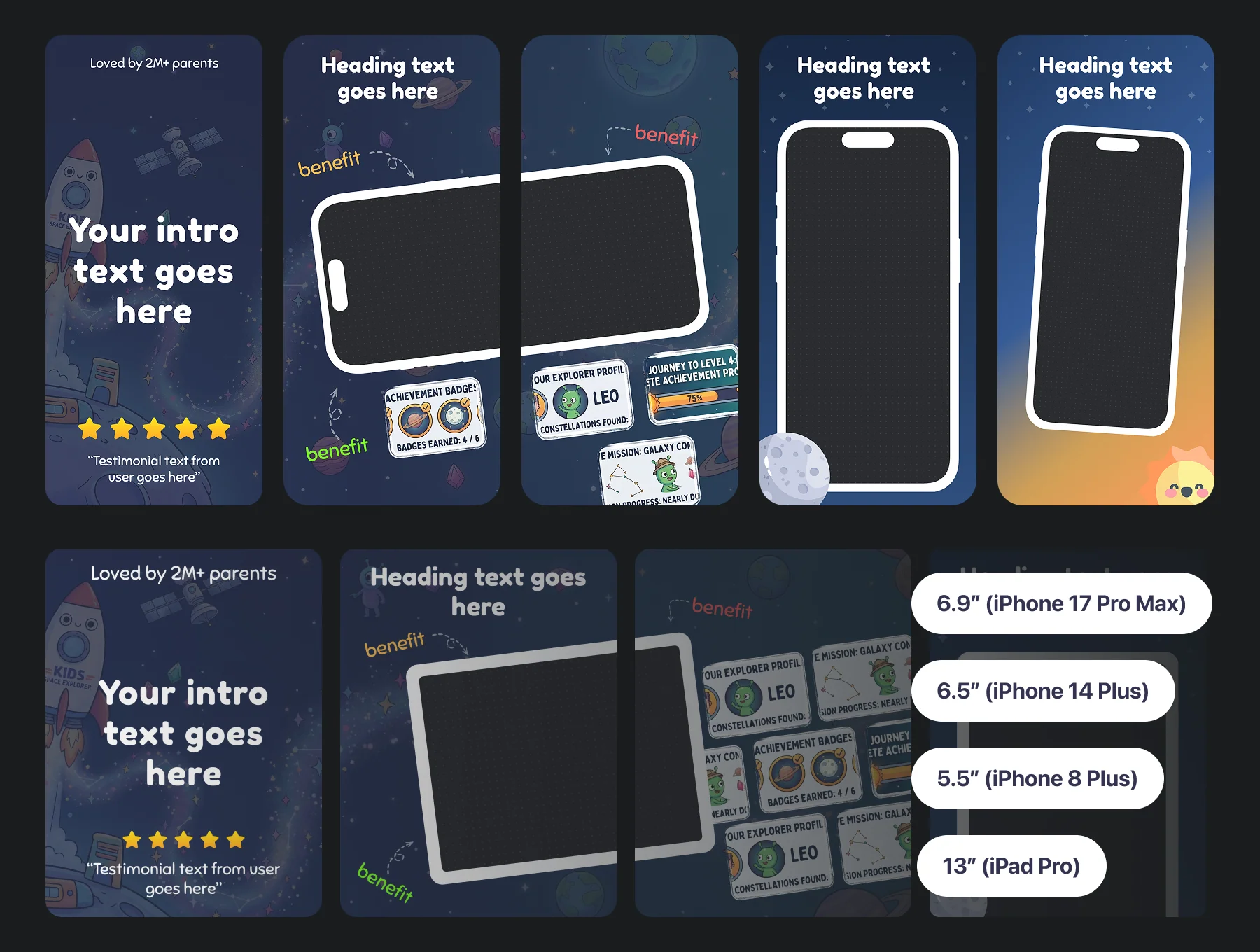 App Store Screenshot Templates Vol 2