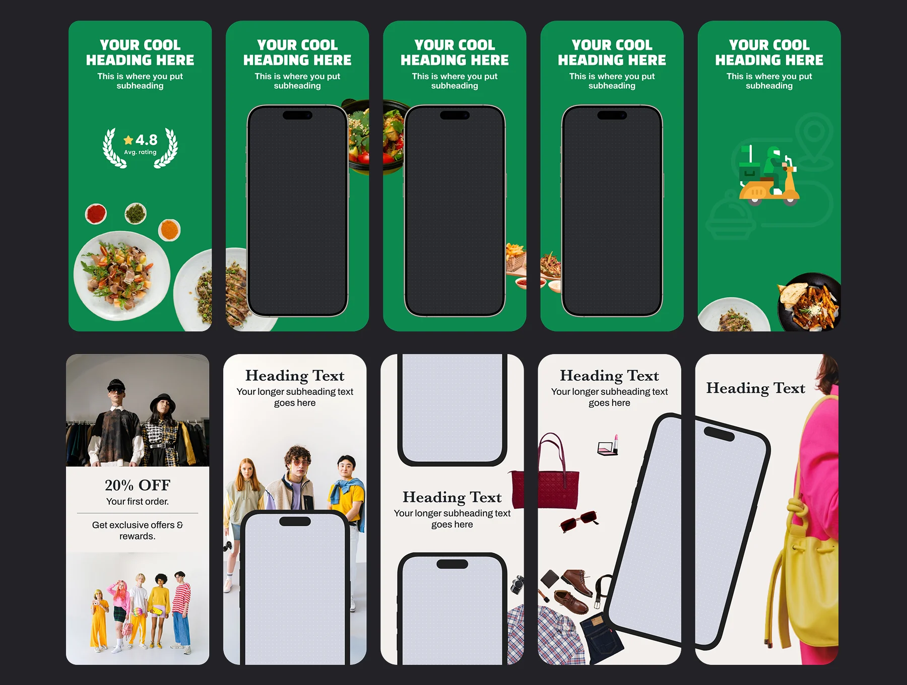 App Store Screenshot Templates Vol 2 3