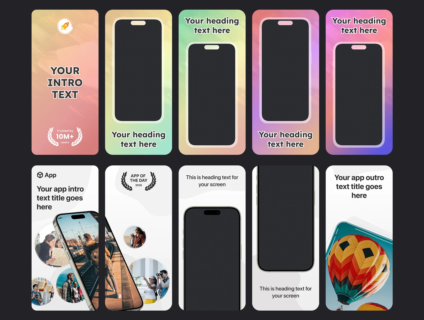 App Store Screenshot Templates Vol 2 4