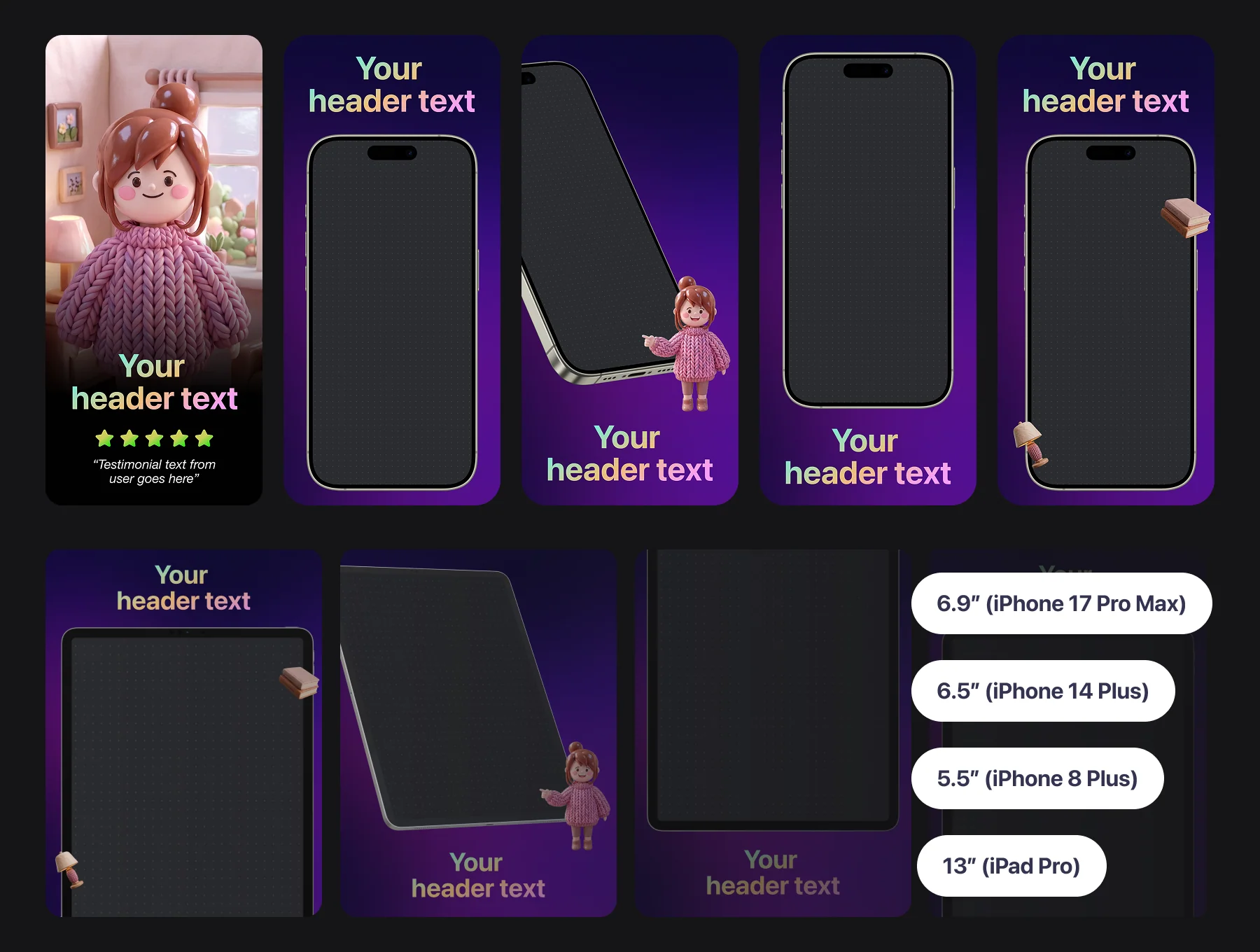 App Store Screenshot Templates 2
