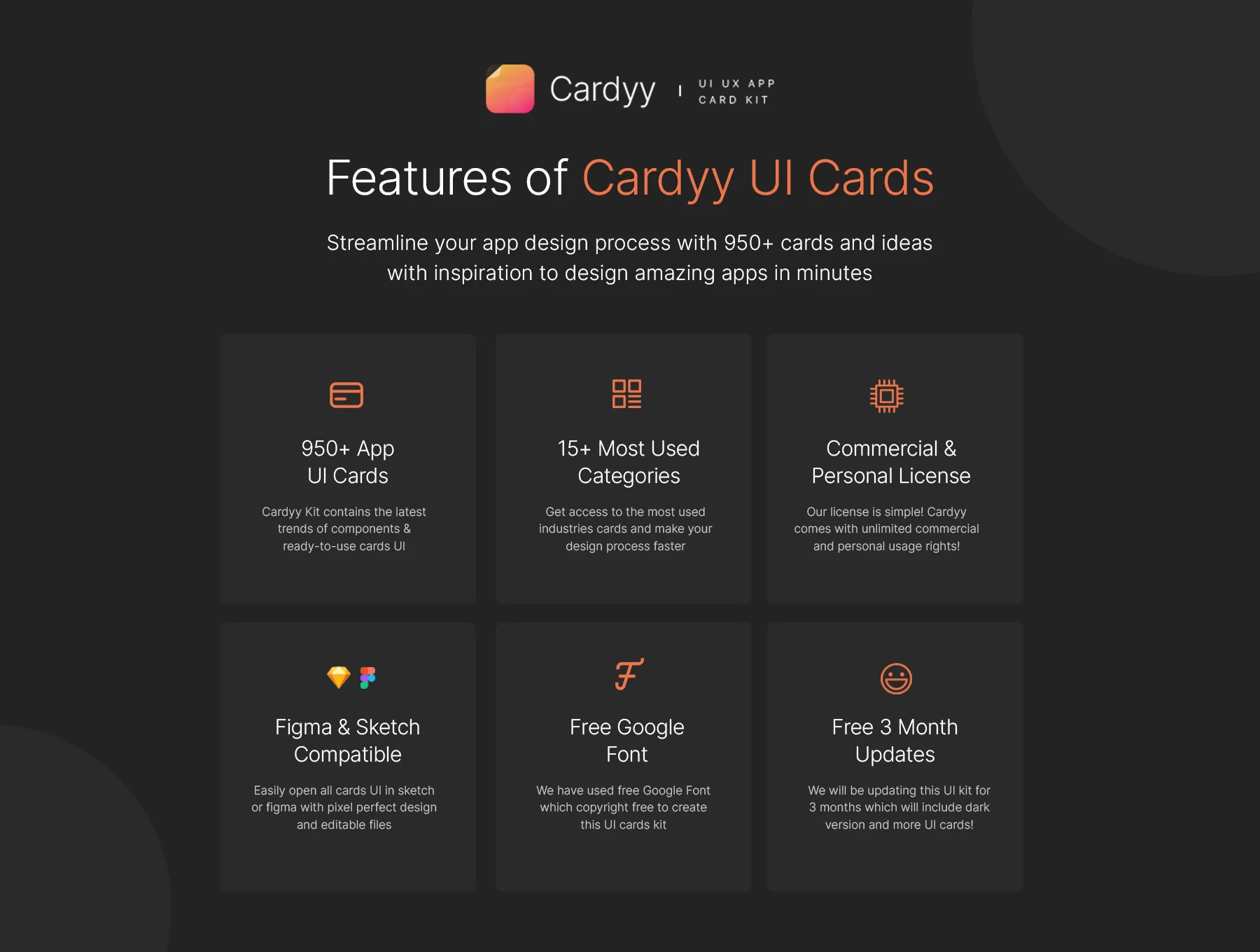 Cardyy - 950+ App UI Cards Kit 4
