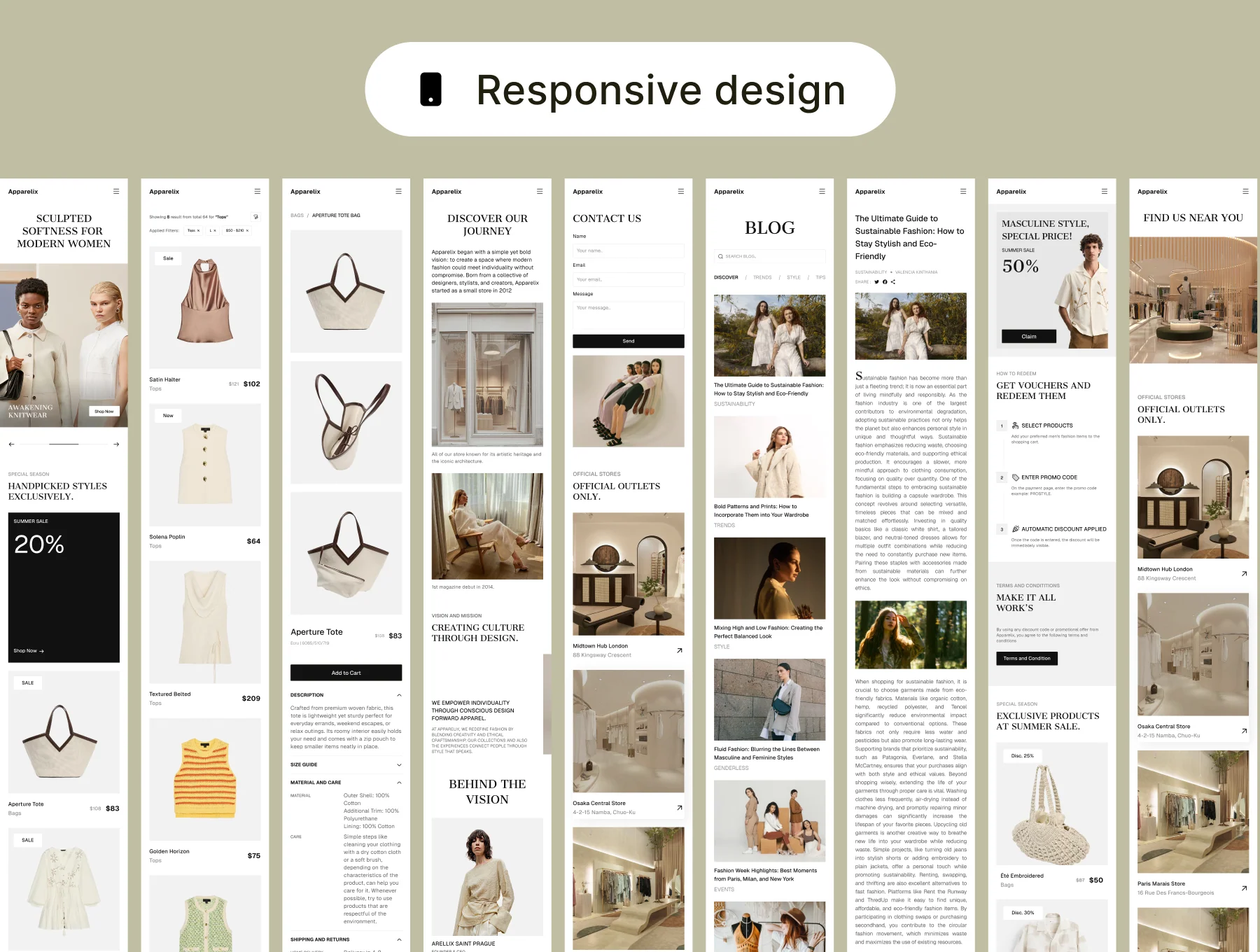 Apparelix - Fashion Store Website 8
