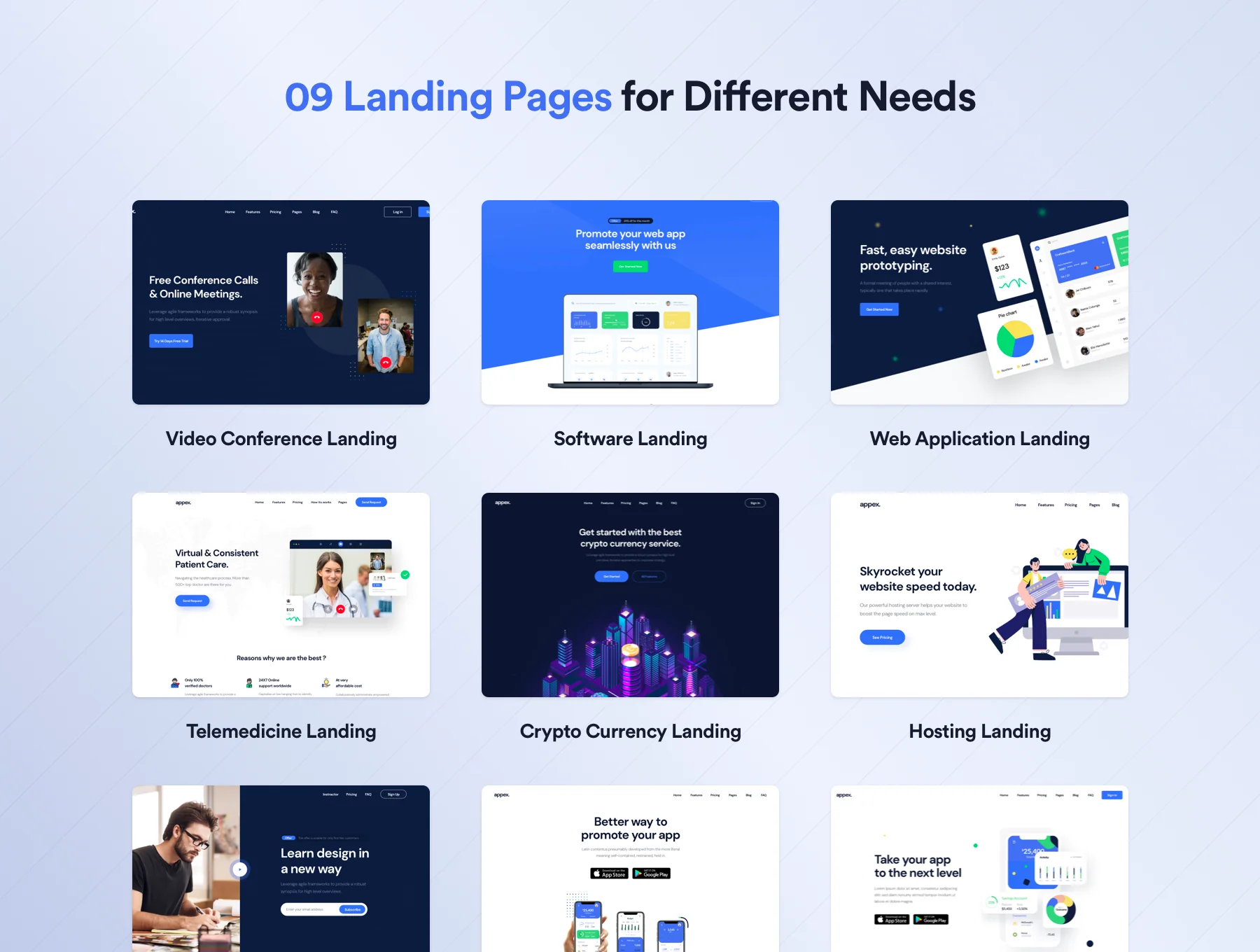 Appex - Bootstrap 5 Landing Templates 4