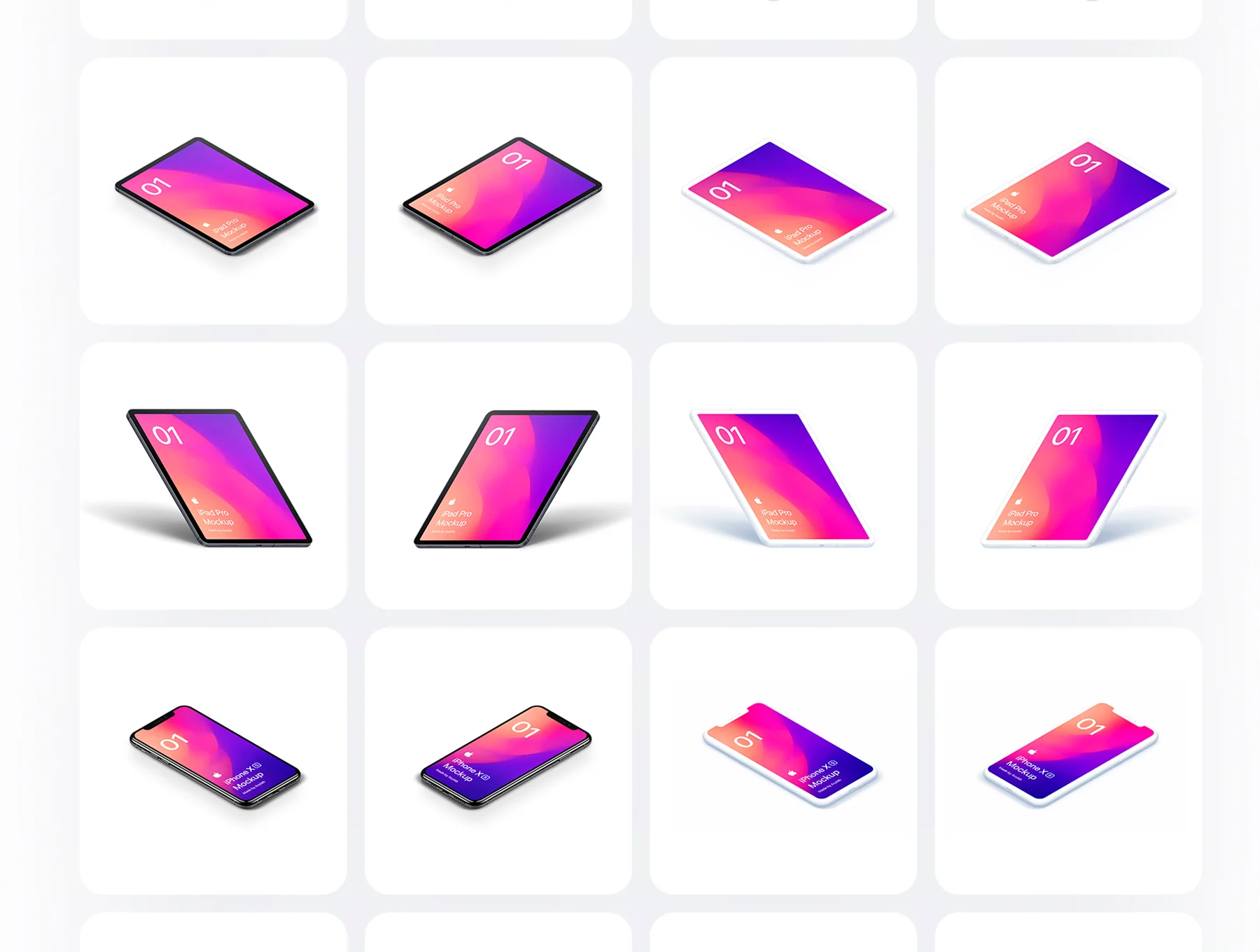 Apple 46 Devices Isometric Mockups 6