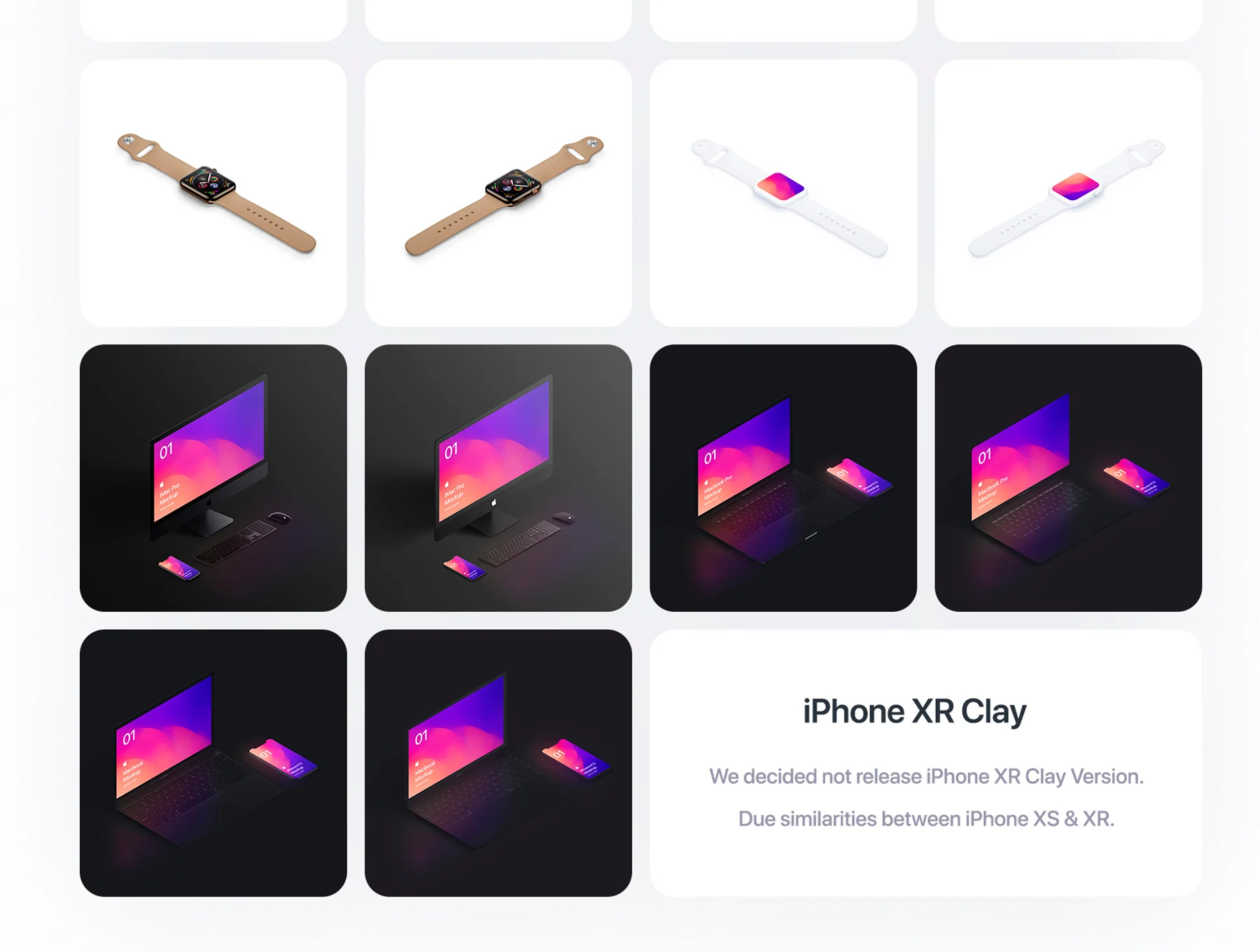 Apple 46 Devices Isometric Mockups 8