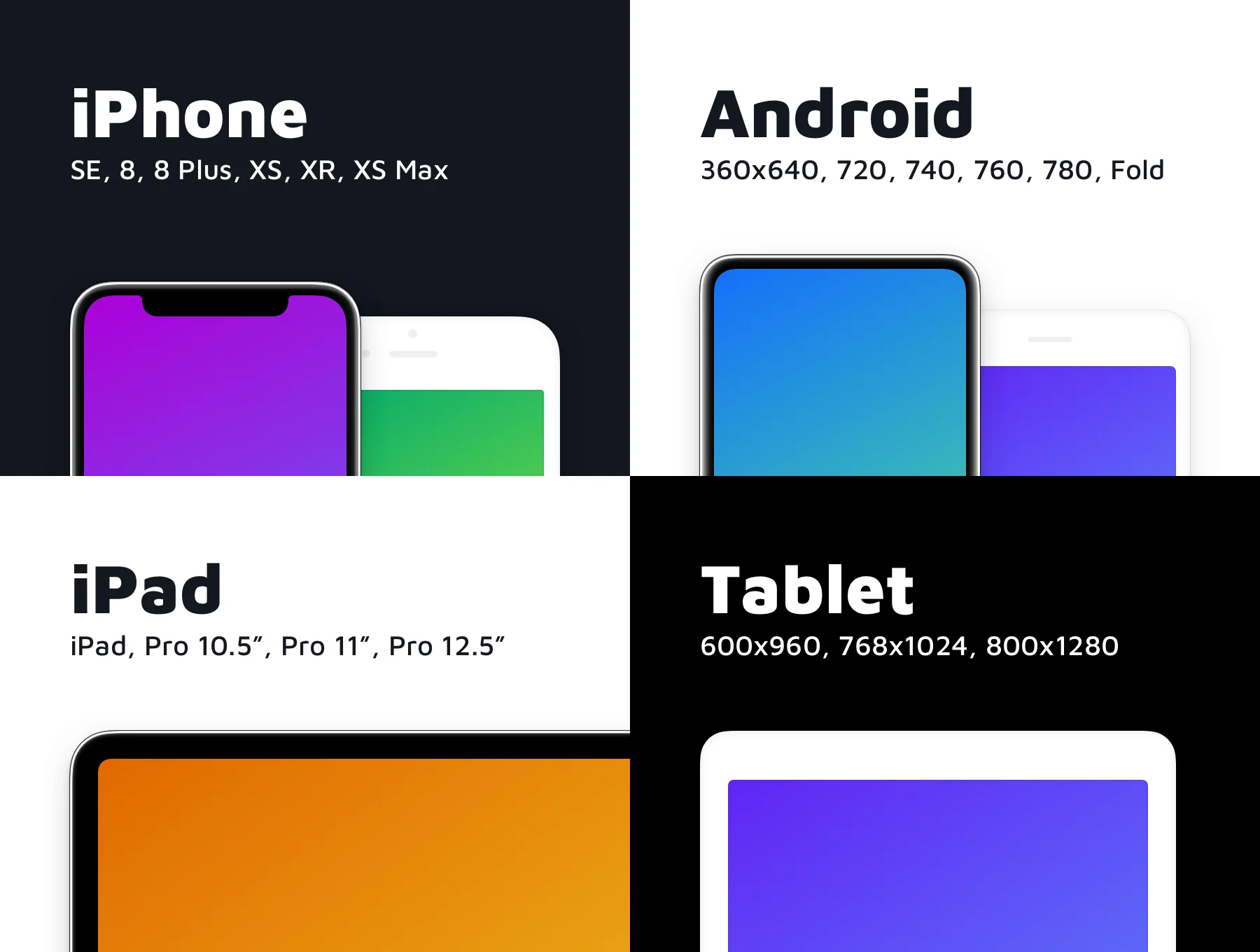 Apple & Android Devices Mockups 2