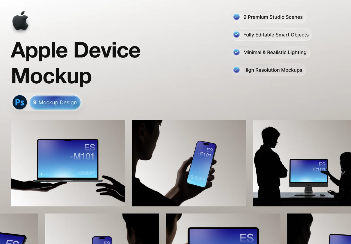 Apple Device Mockup Kit