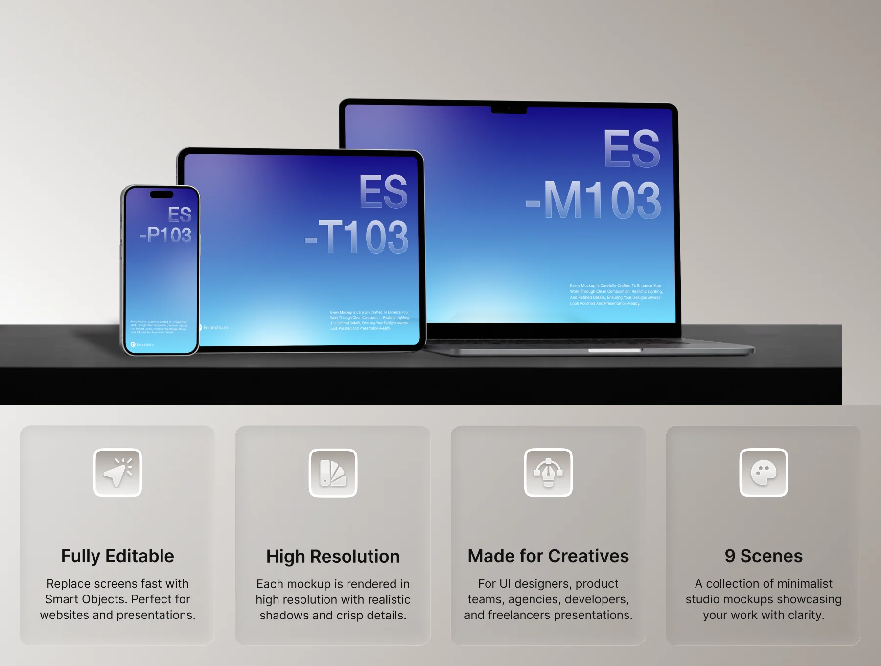 Apple Device Mockup Kit 4