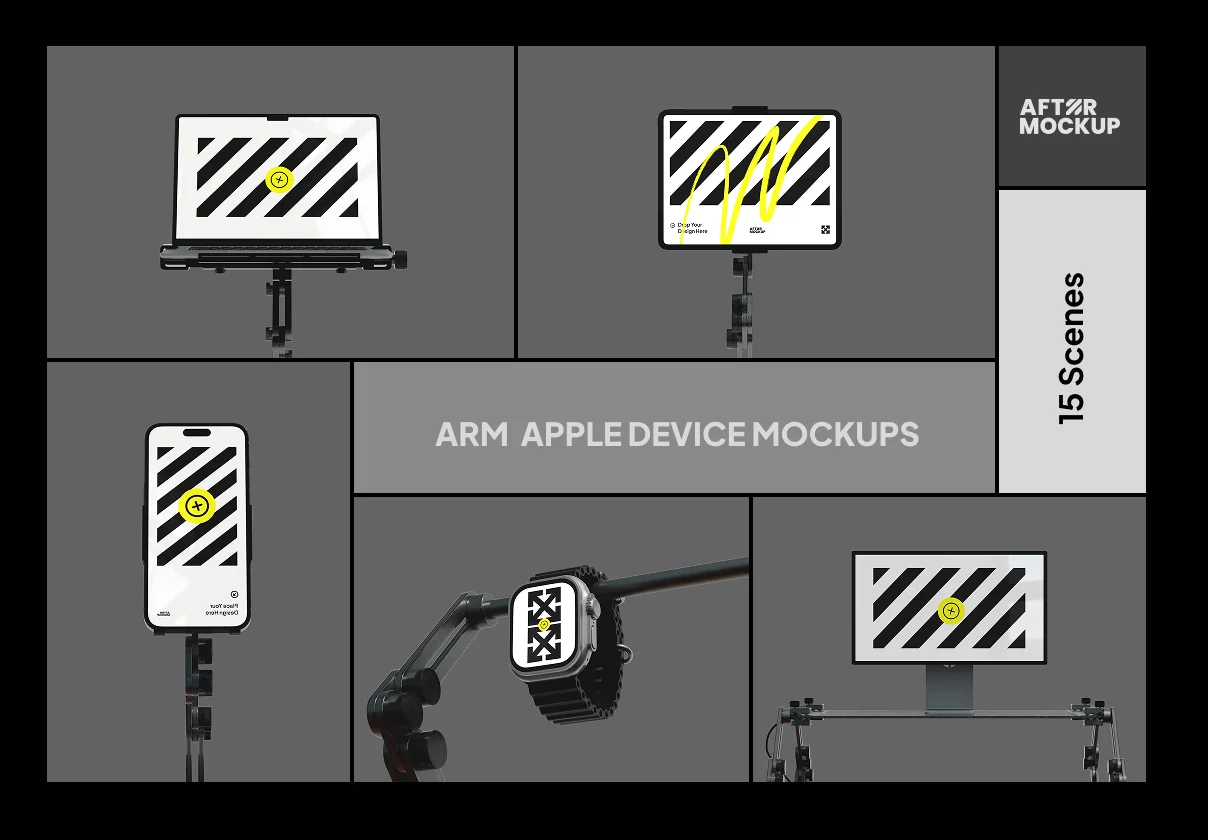 Apple Device Mockups - Arms
