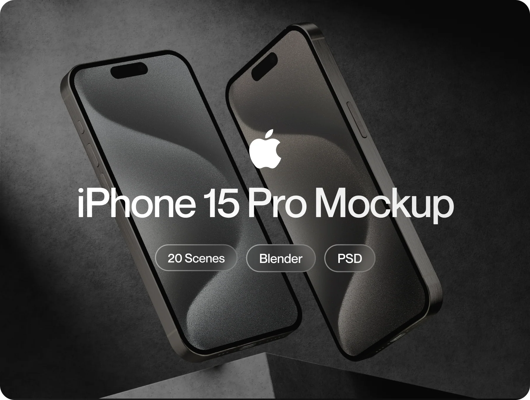 Apple iPhone 15 Pro Mockup