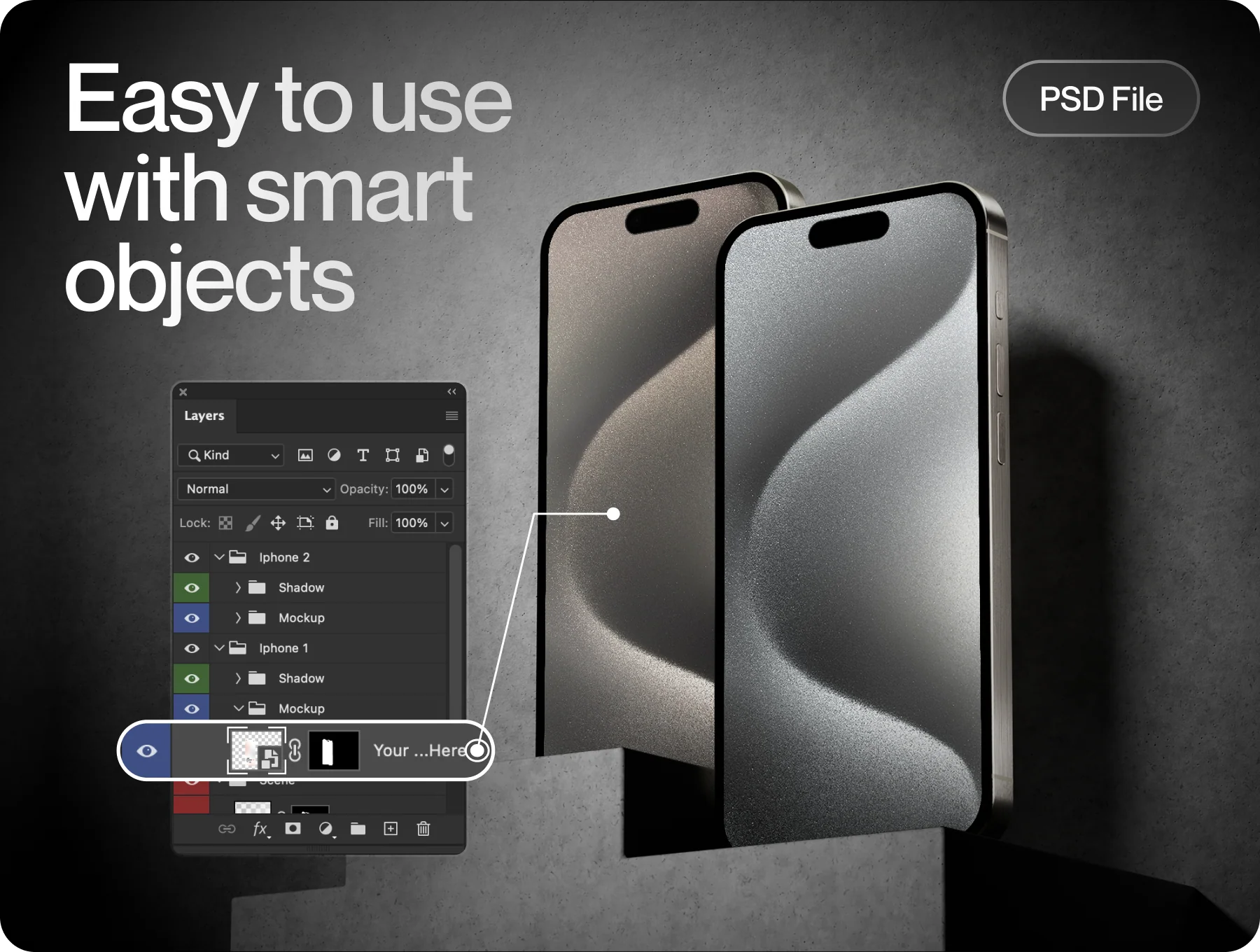 Apple iPhone 15 Pro Mockup 6