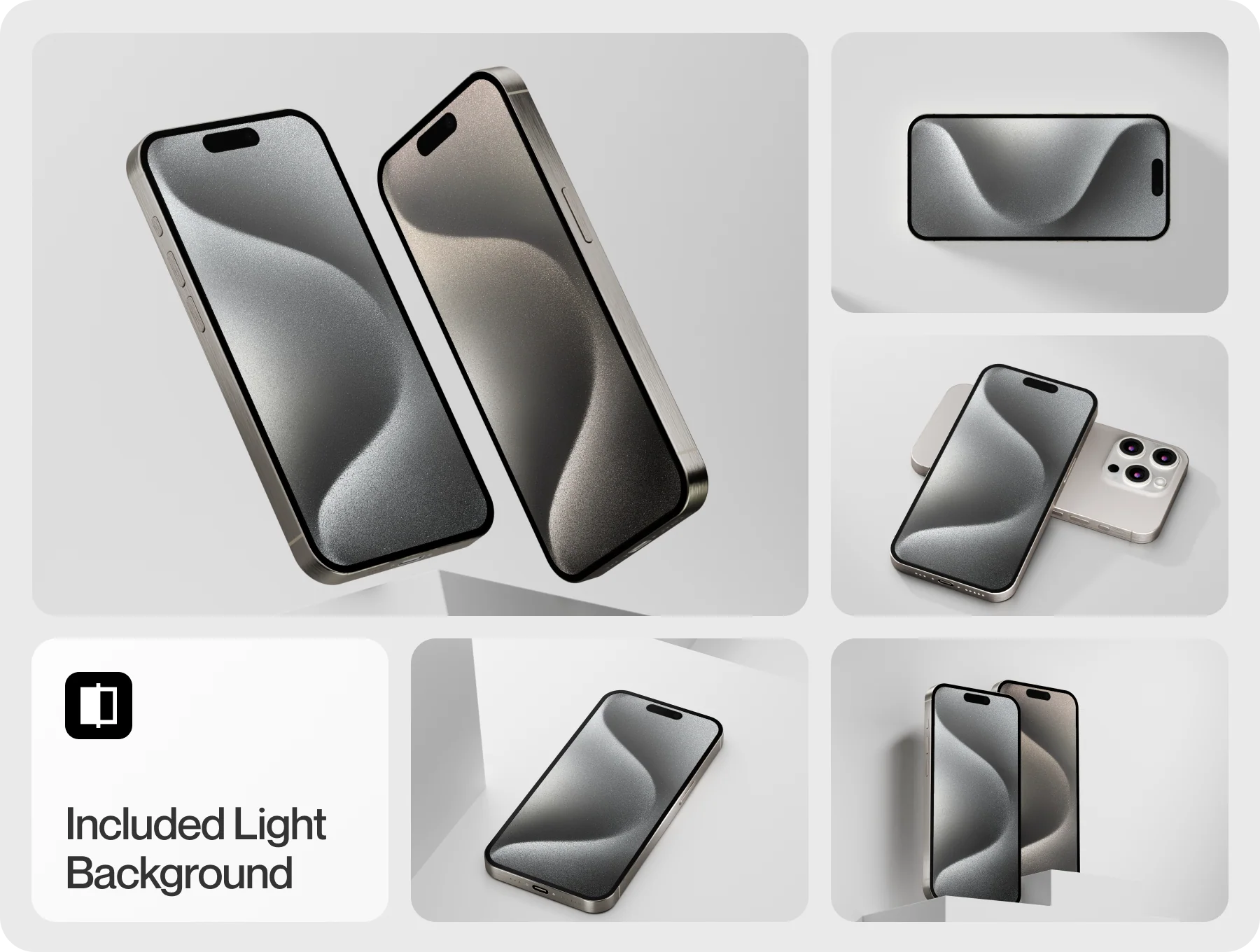 Apple iPhone 15 Pro Mockup 8