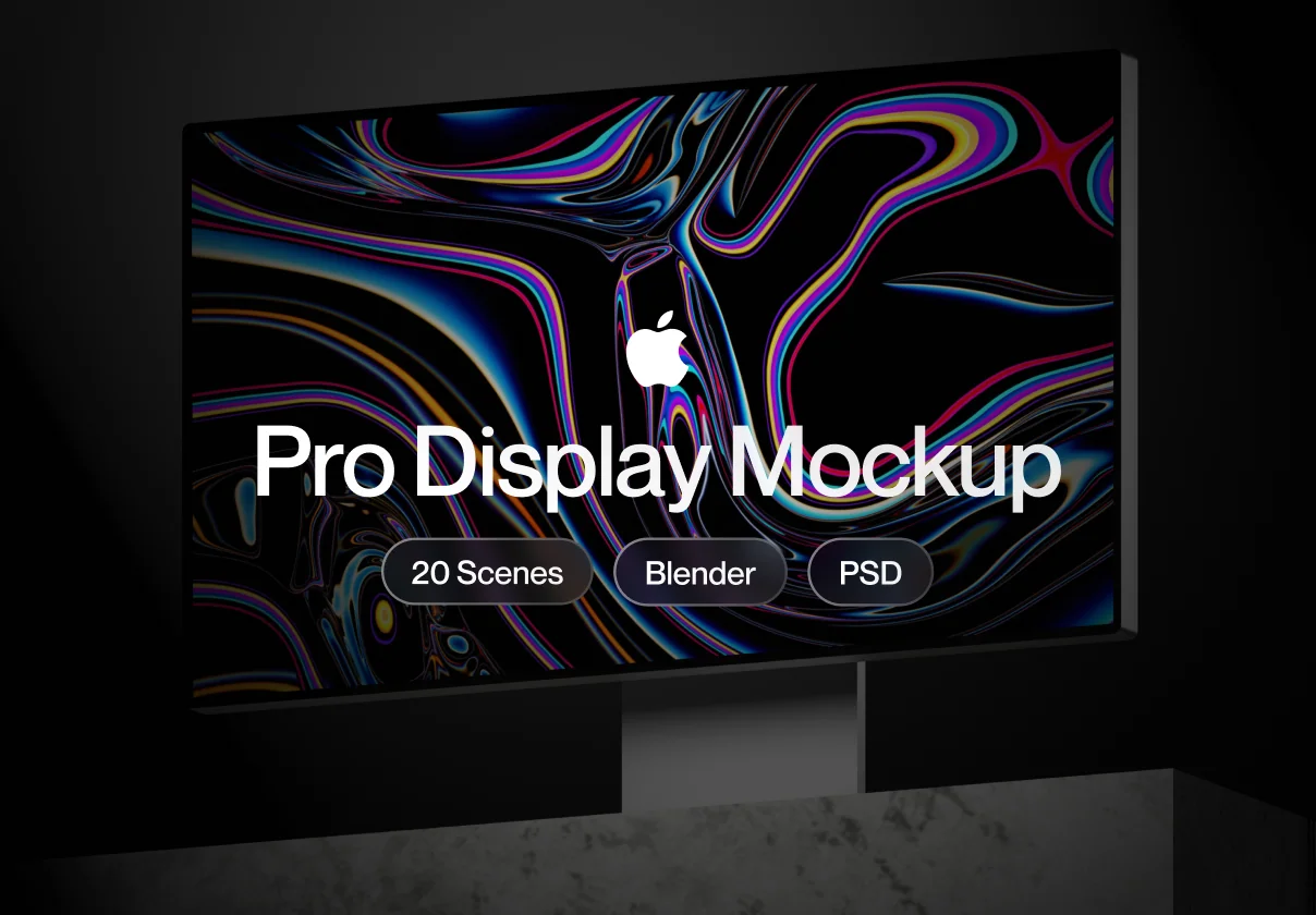 Apple Pro Display XDR Mockup