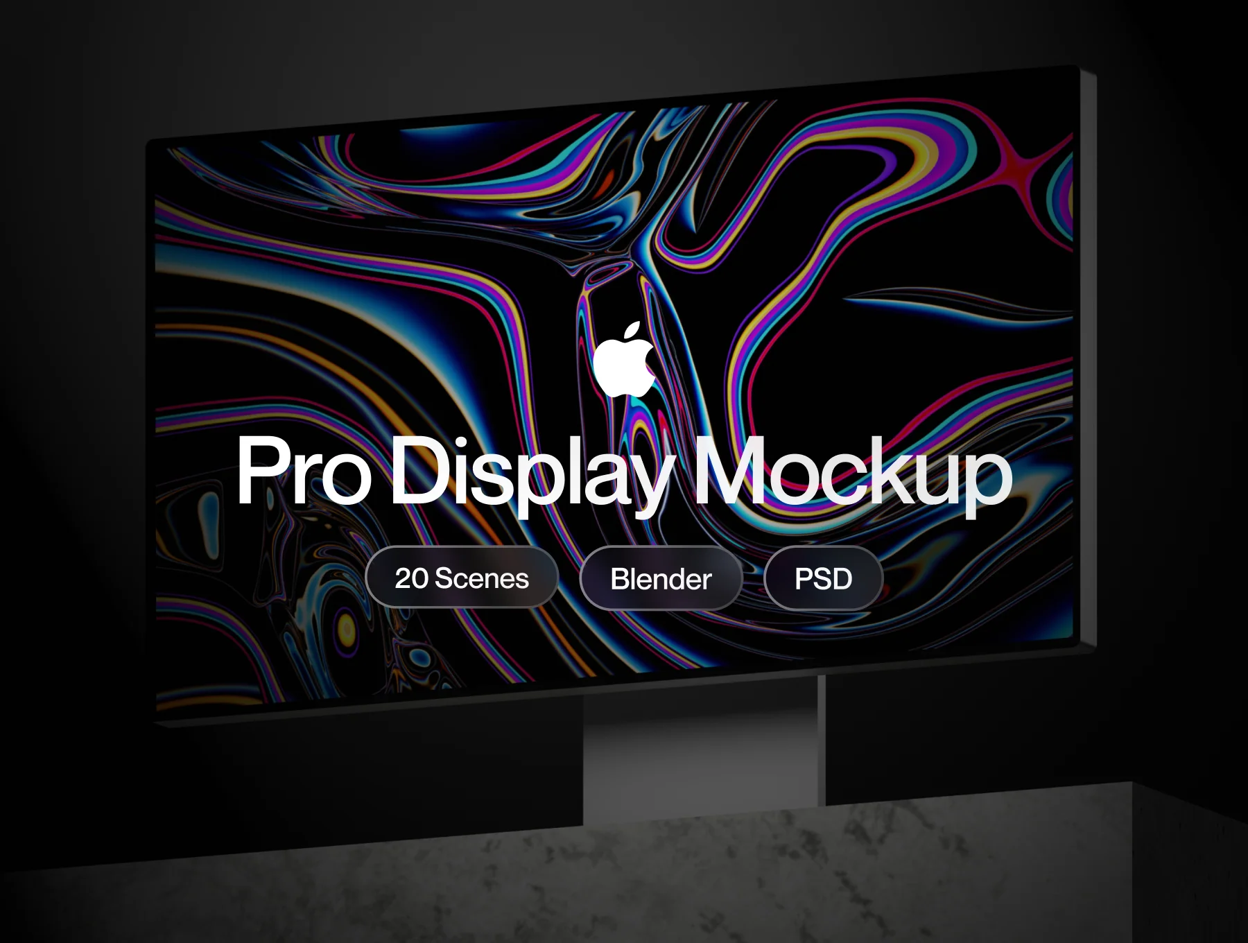 Apple Pro Display XDR Mockup