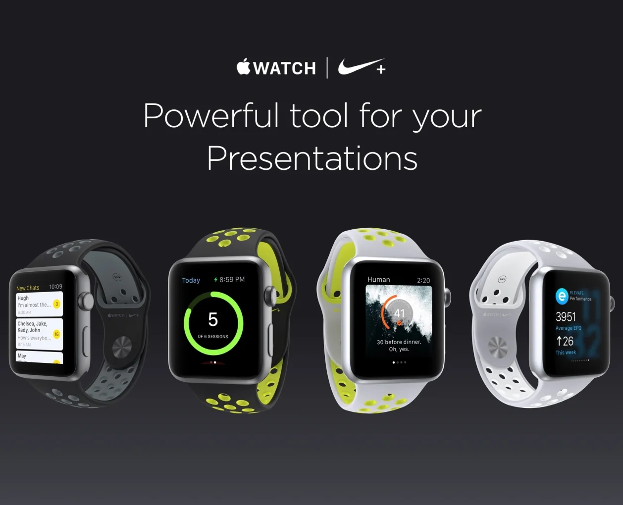 Apple Watch Nike Platinum