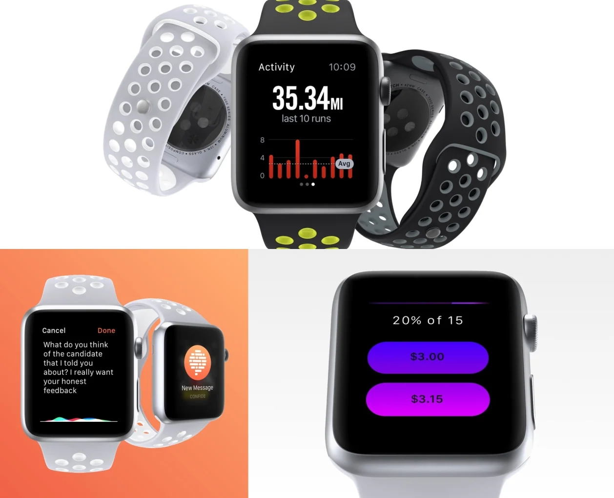 Apple Watch Nike Platinum 3