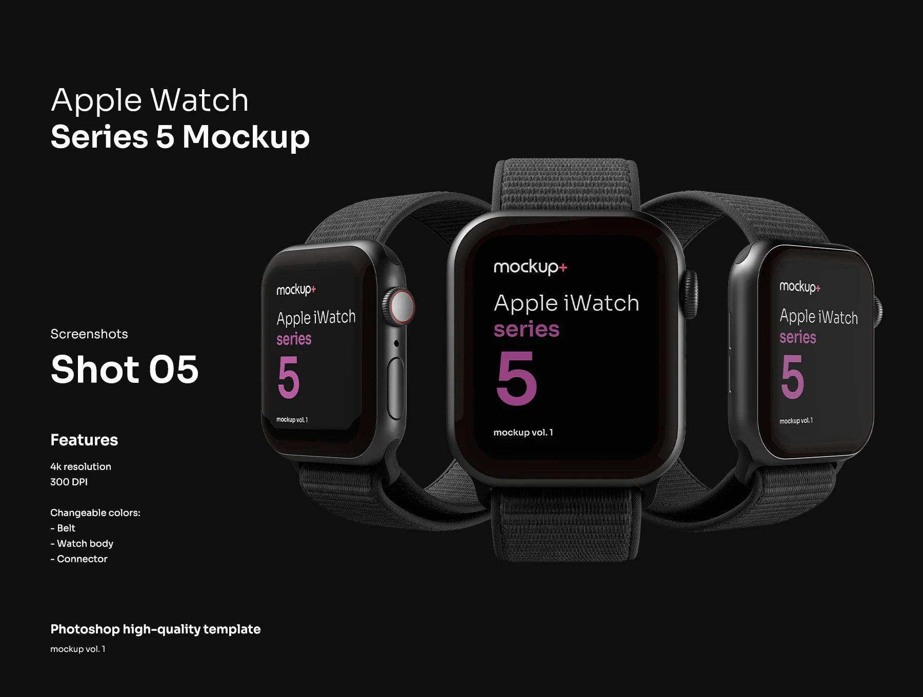 Apple Watch Series 5 Mockup Vol.01 2