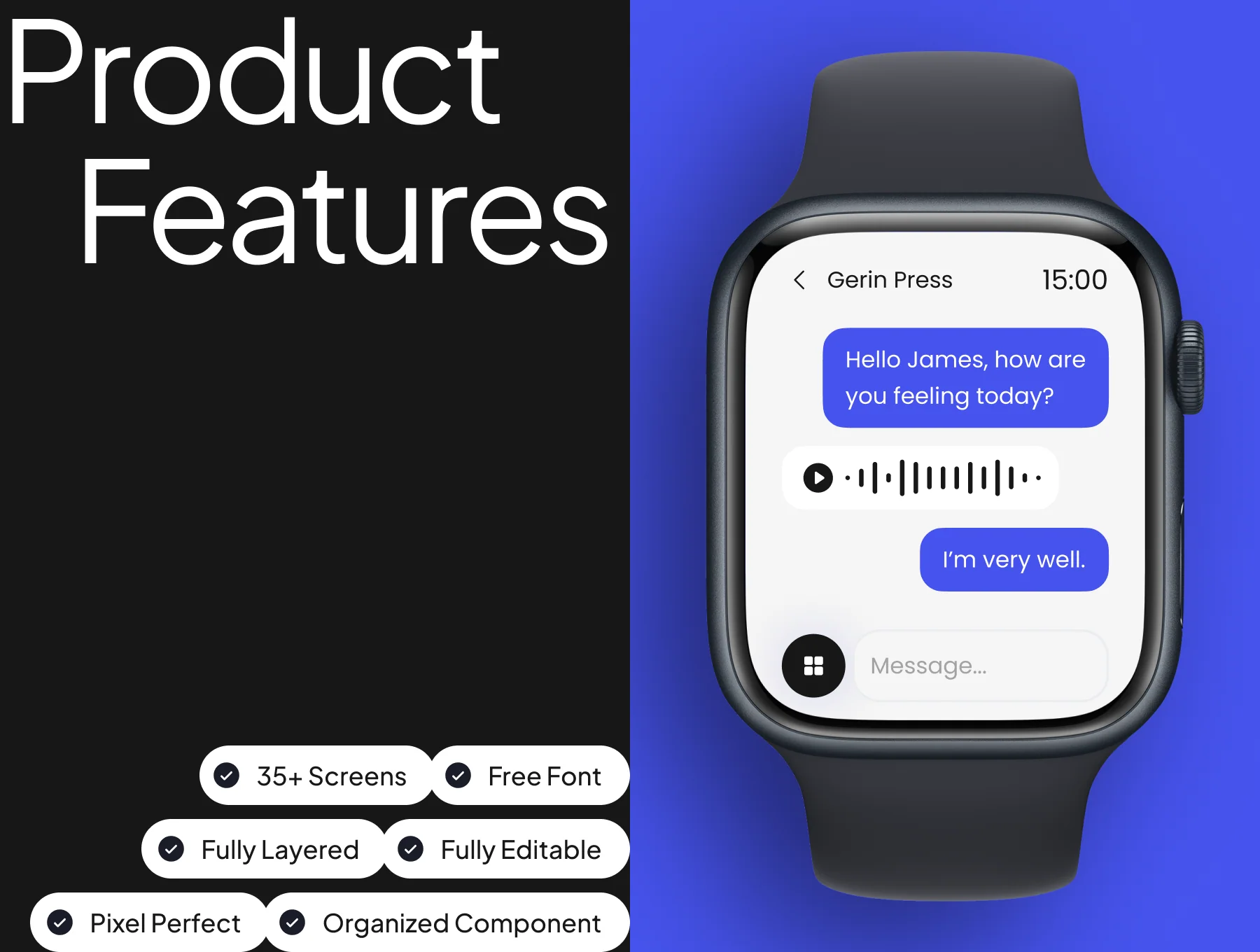Apple Watch UI Kit Collection